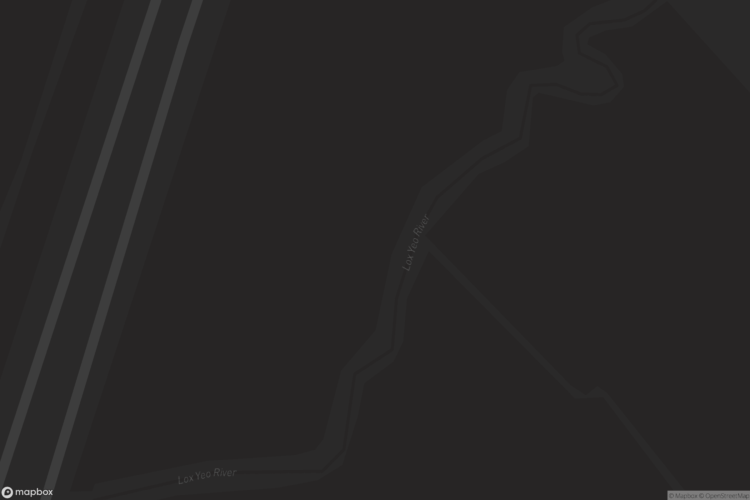 Map of lox yeo river