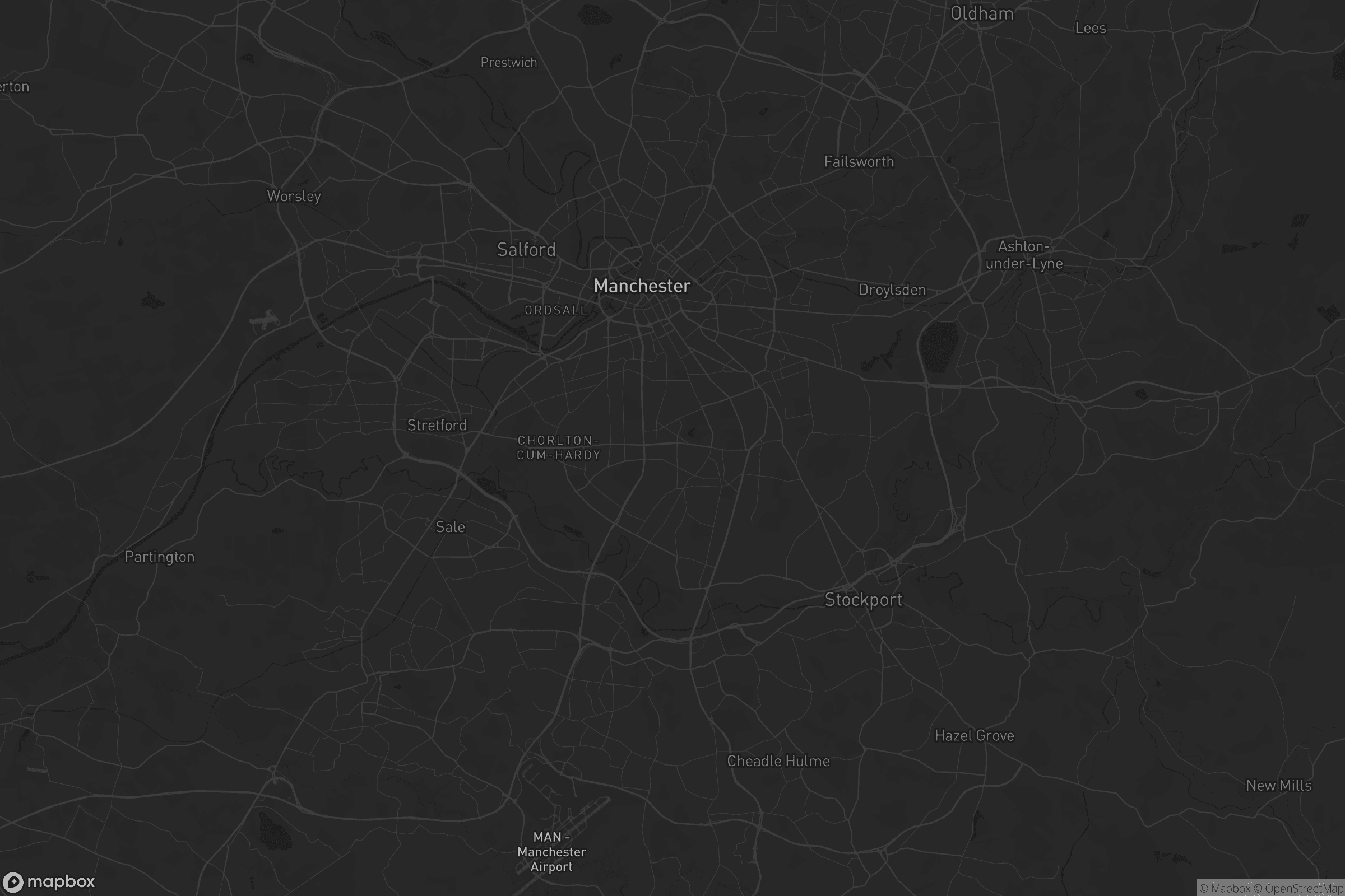 Map of manchester