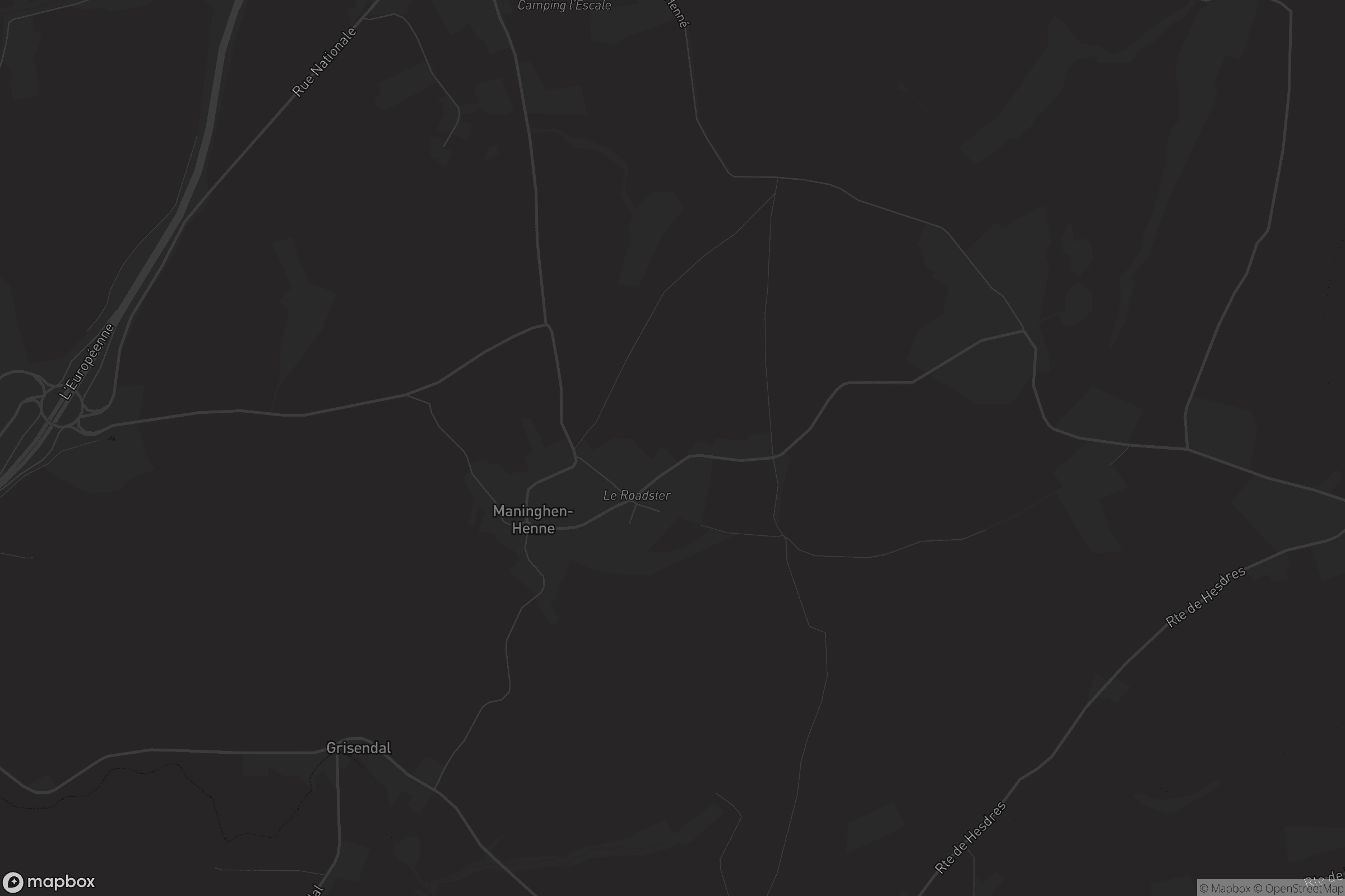 Map of maninghen-henne