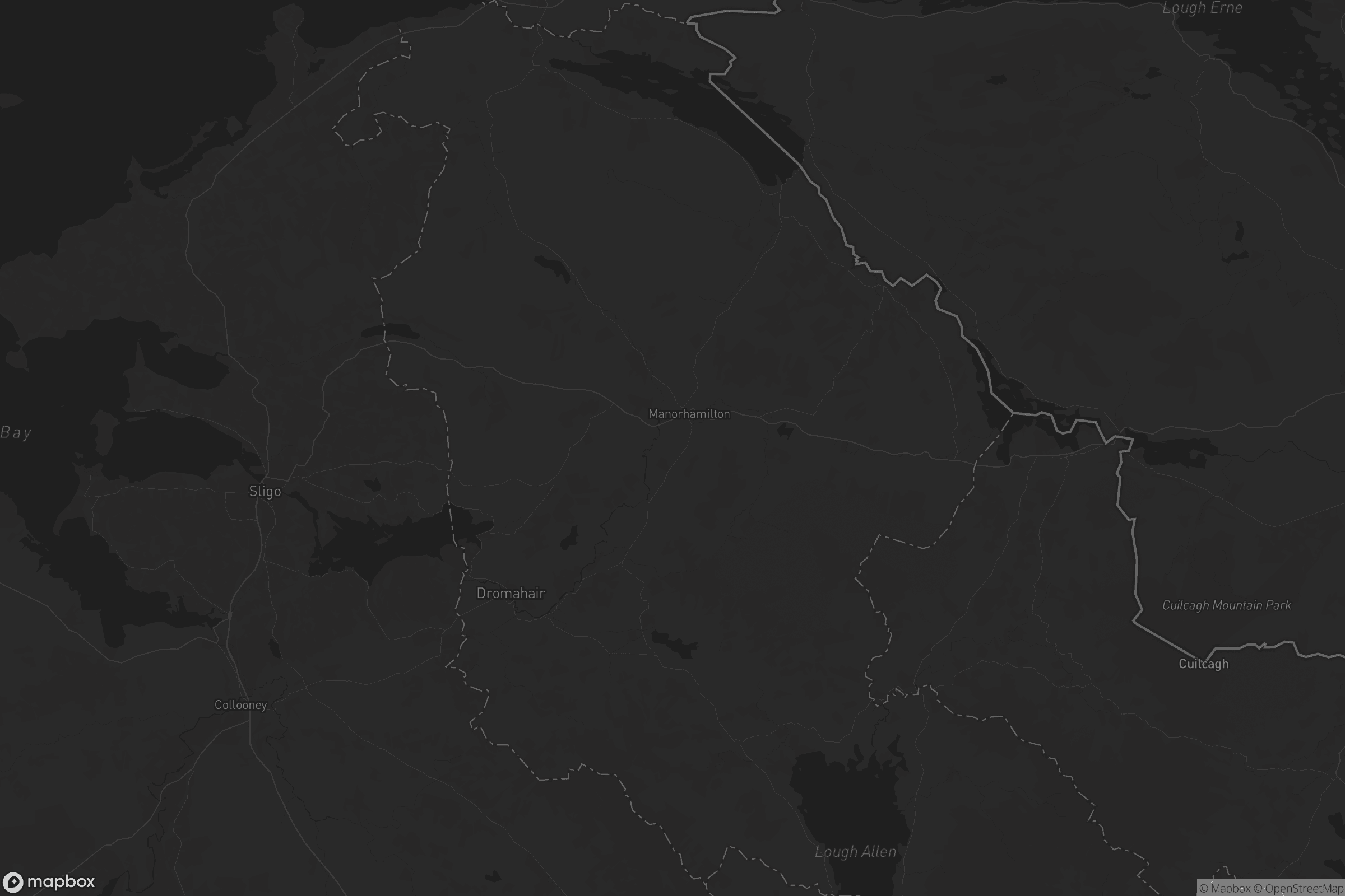 Map of manorhamilton municipal district