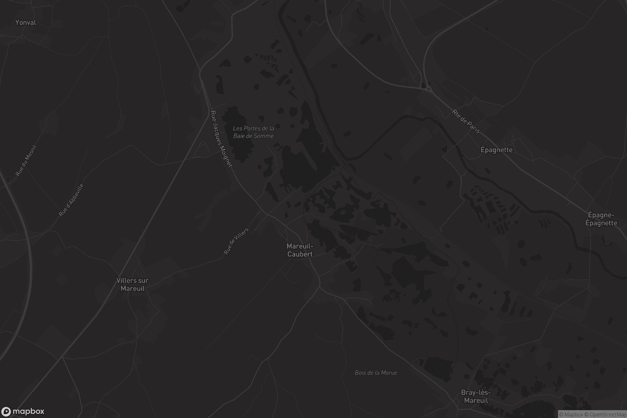 Map of mareuil-caubert