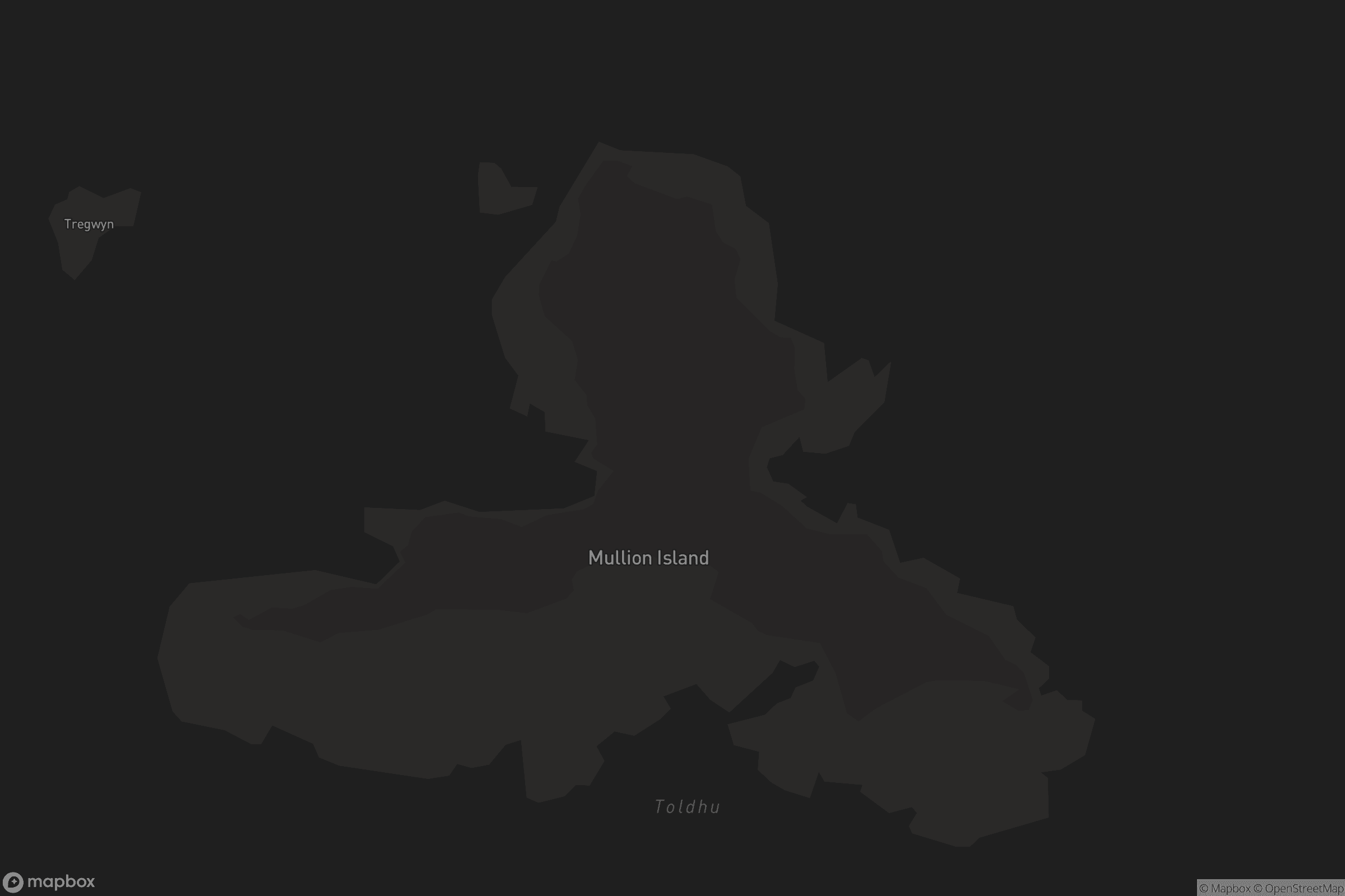 Map of mullion island