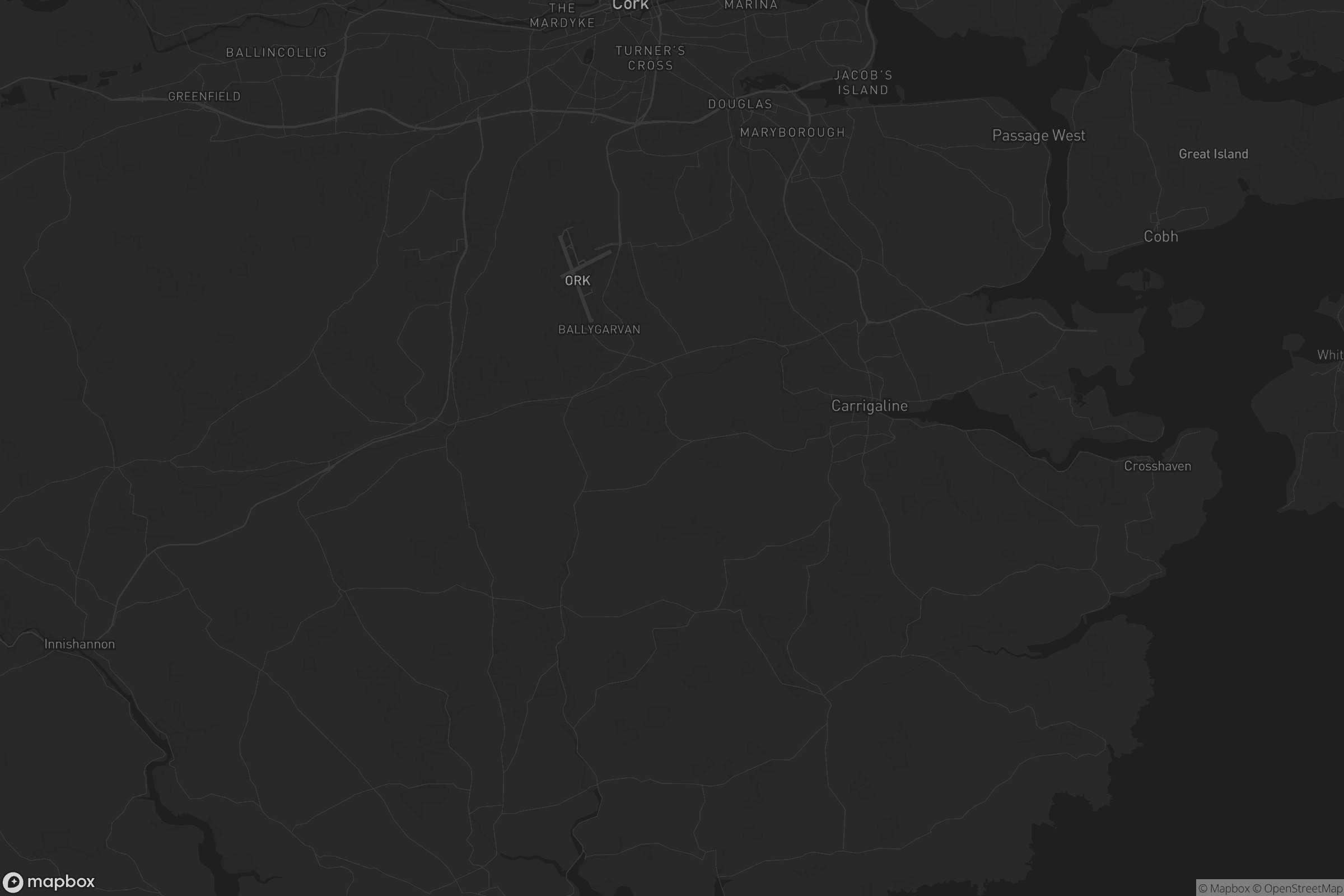 Map of municipal district of carrigaline