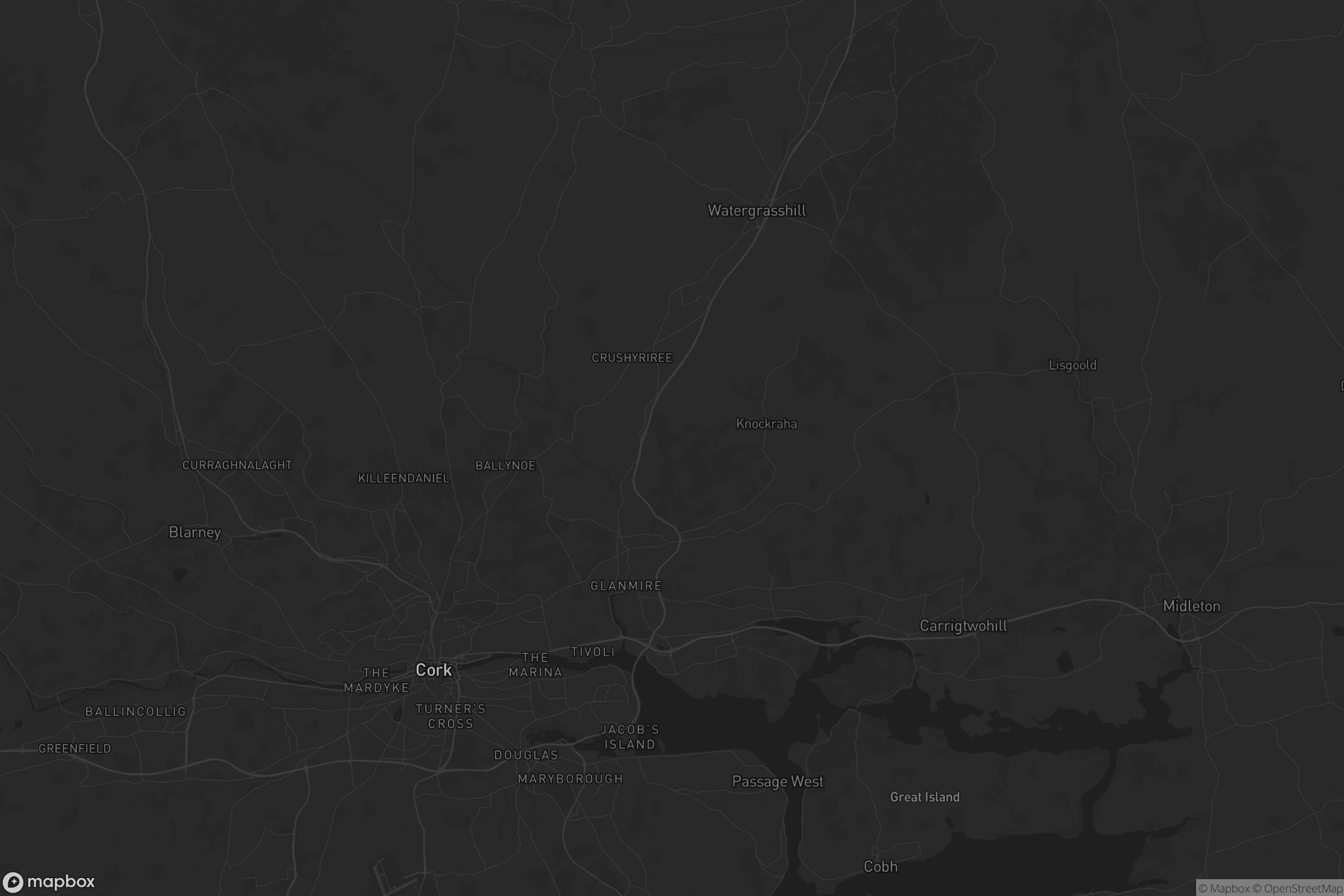 Map of municipal district of cobh