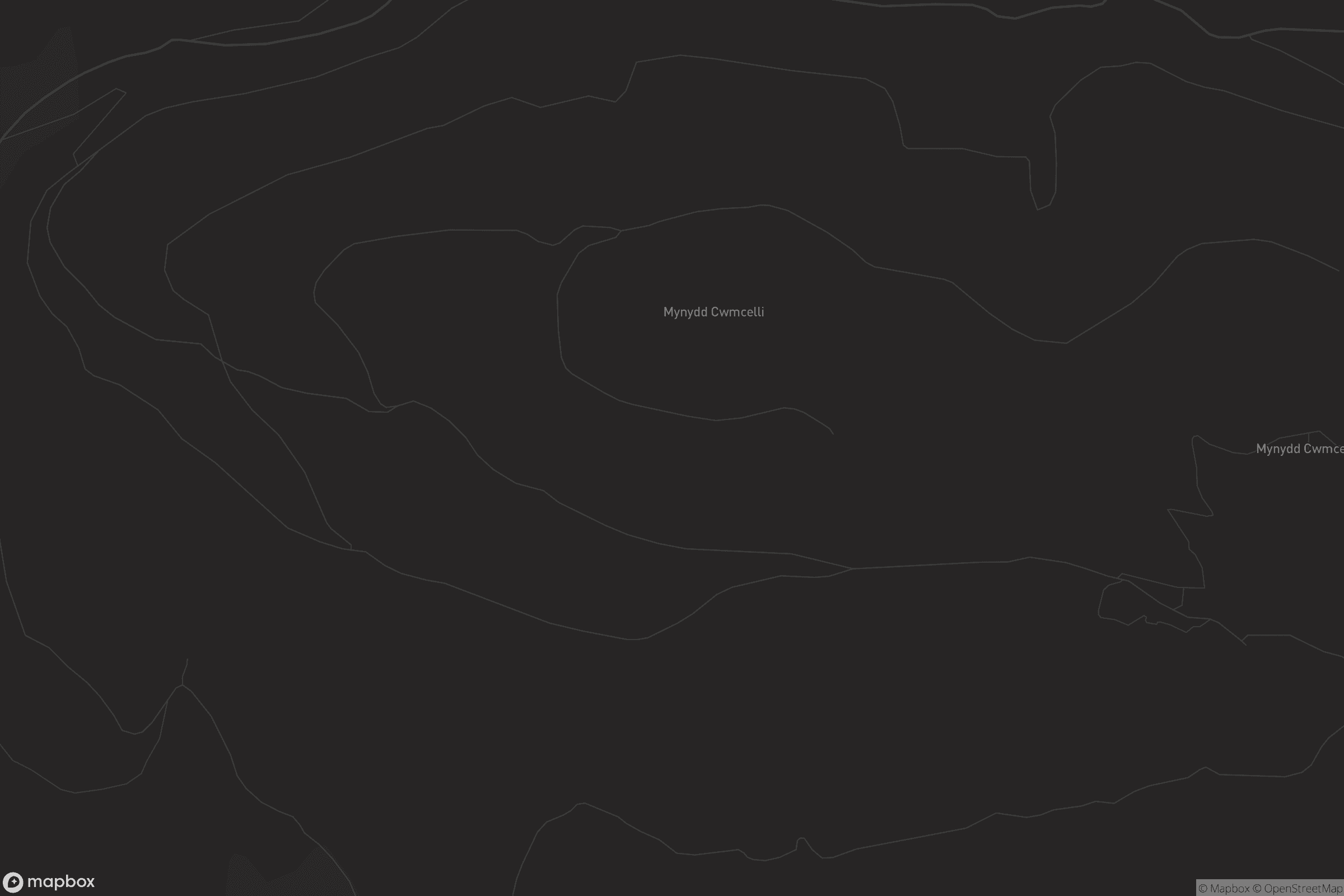 Map of nant cwmcelli
