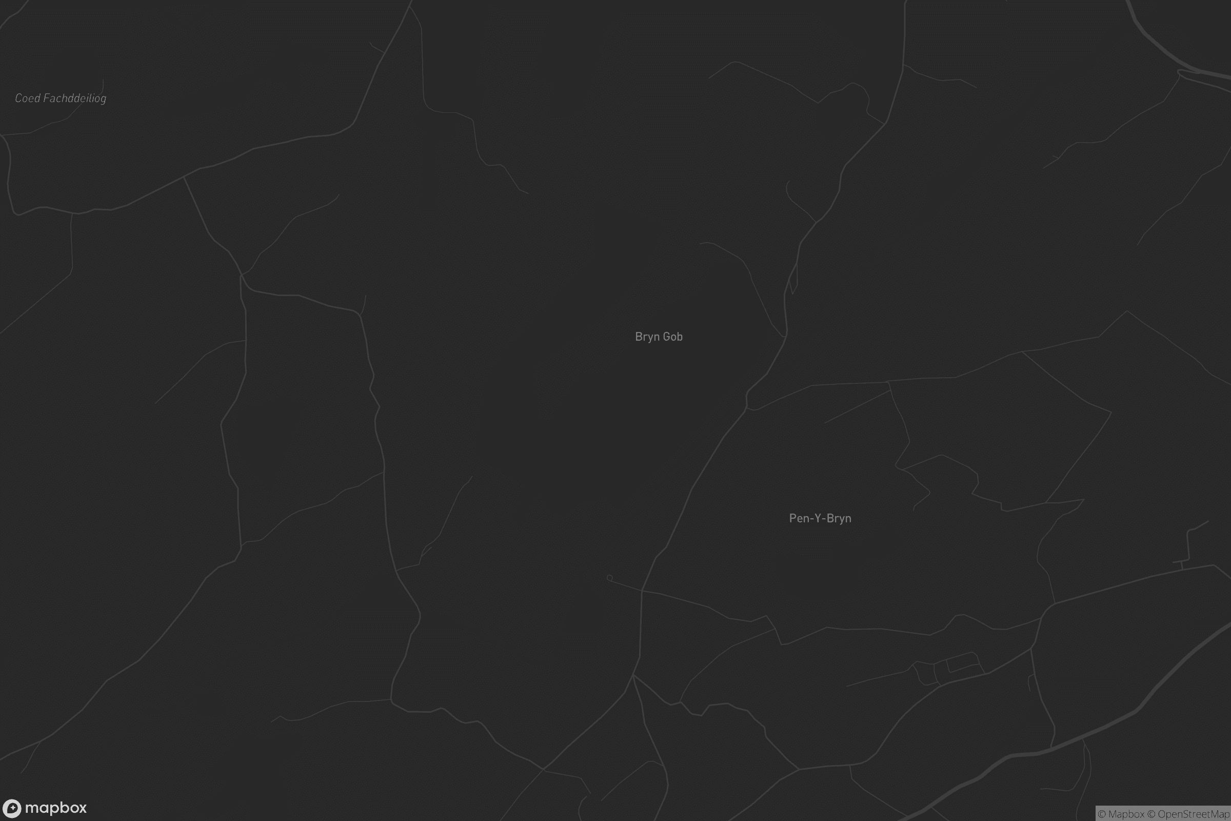 Map of nant lleidiog