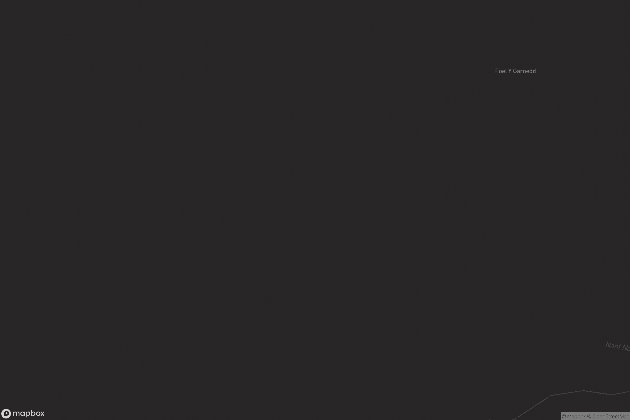 Map of nant nadroedd-fawr