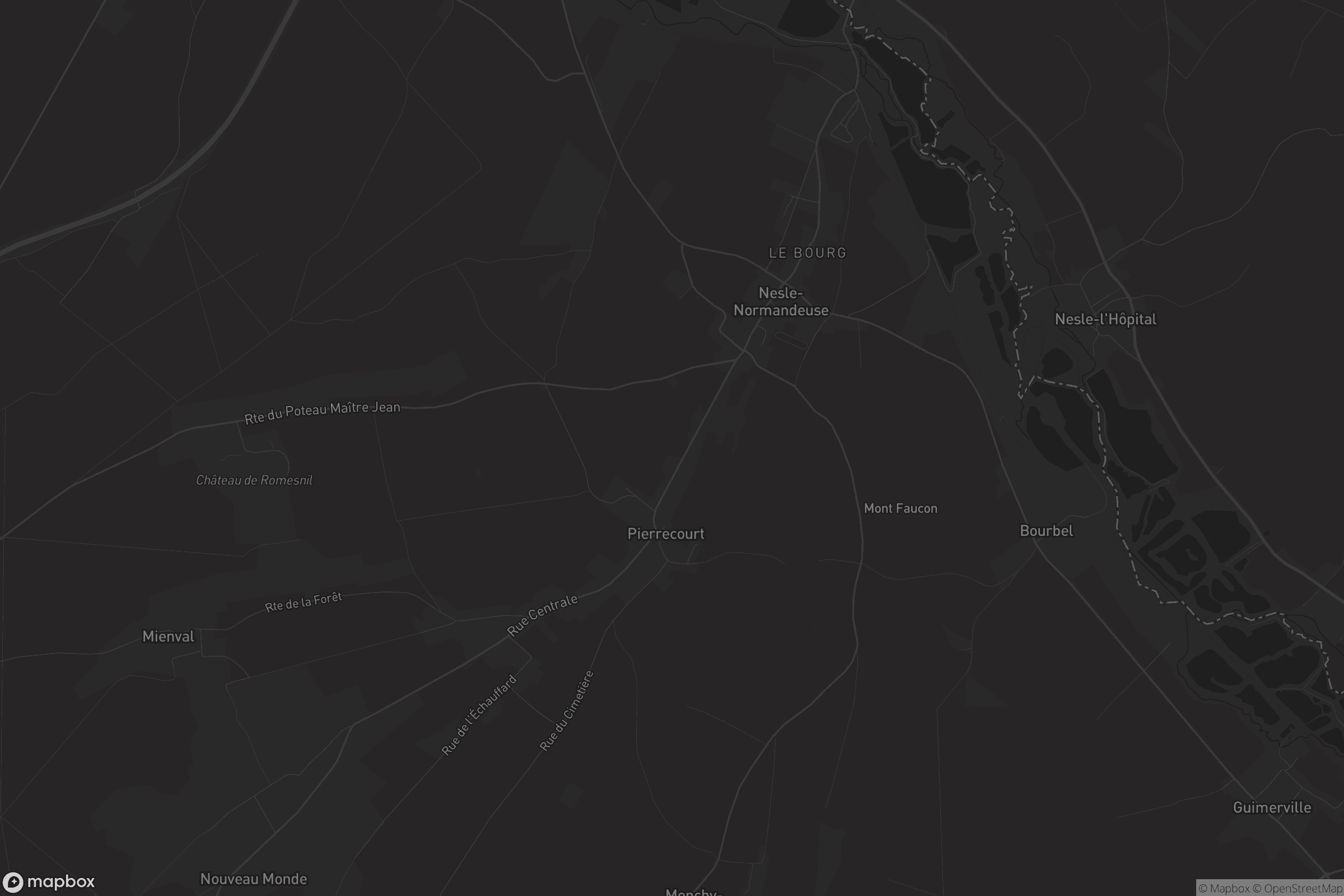 Map of nesle-normandeuse