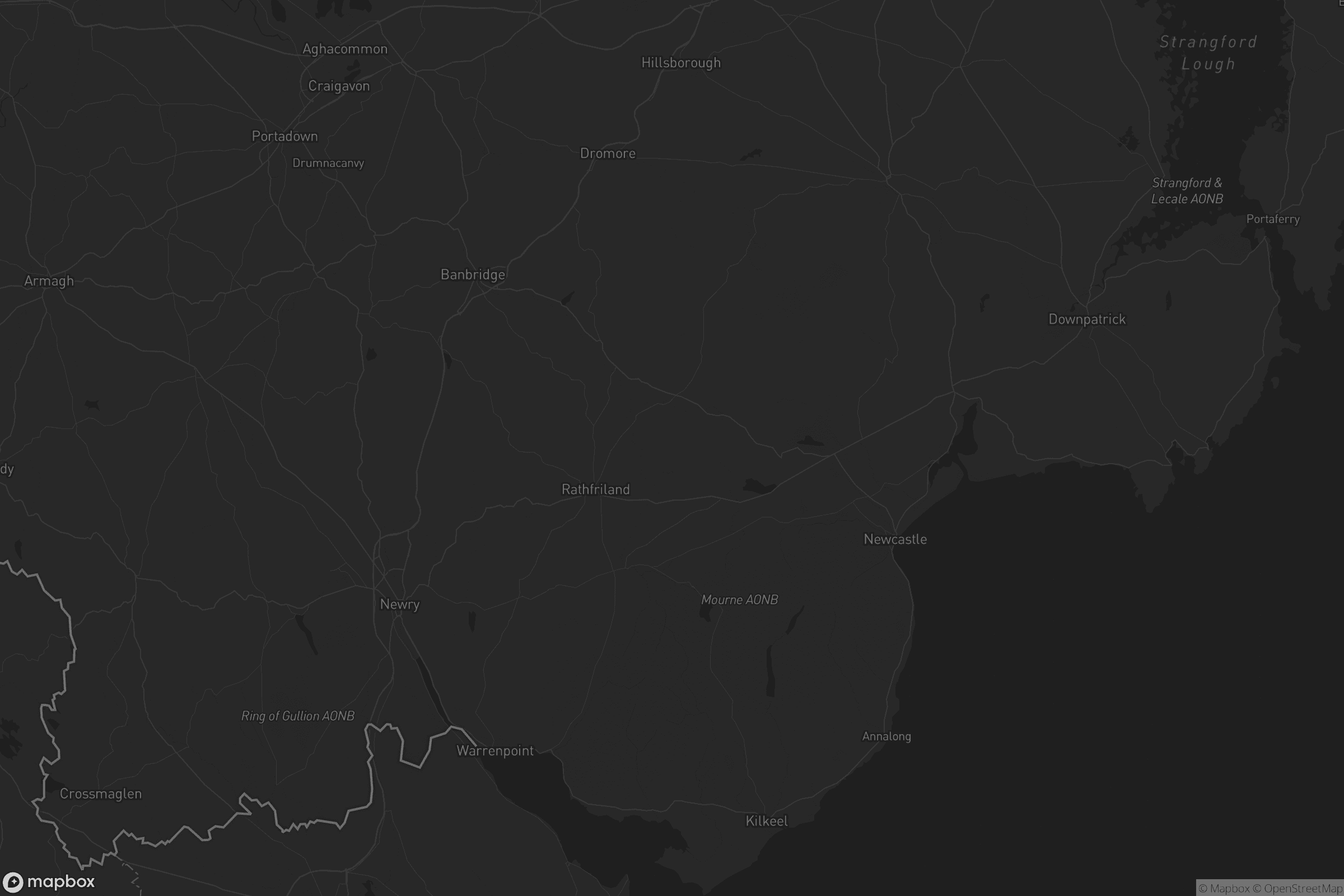 Map of newry mourne and down district council