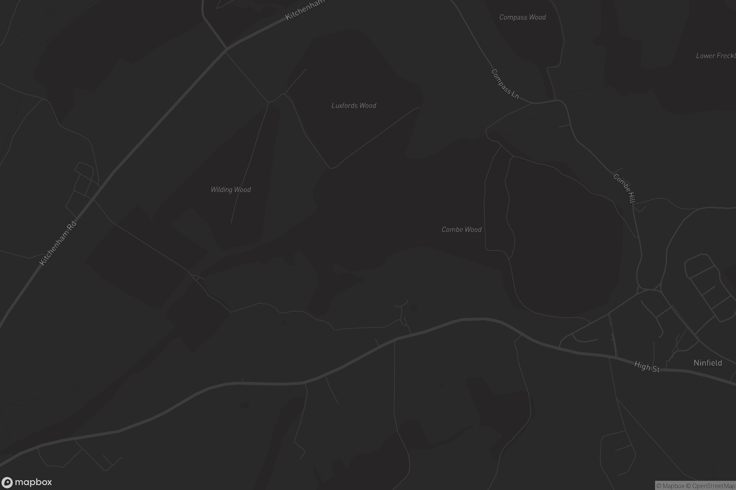 Map of ninfield stream