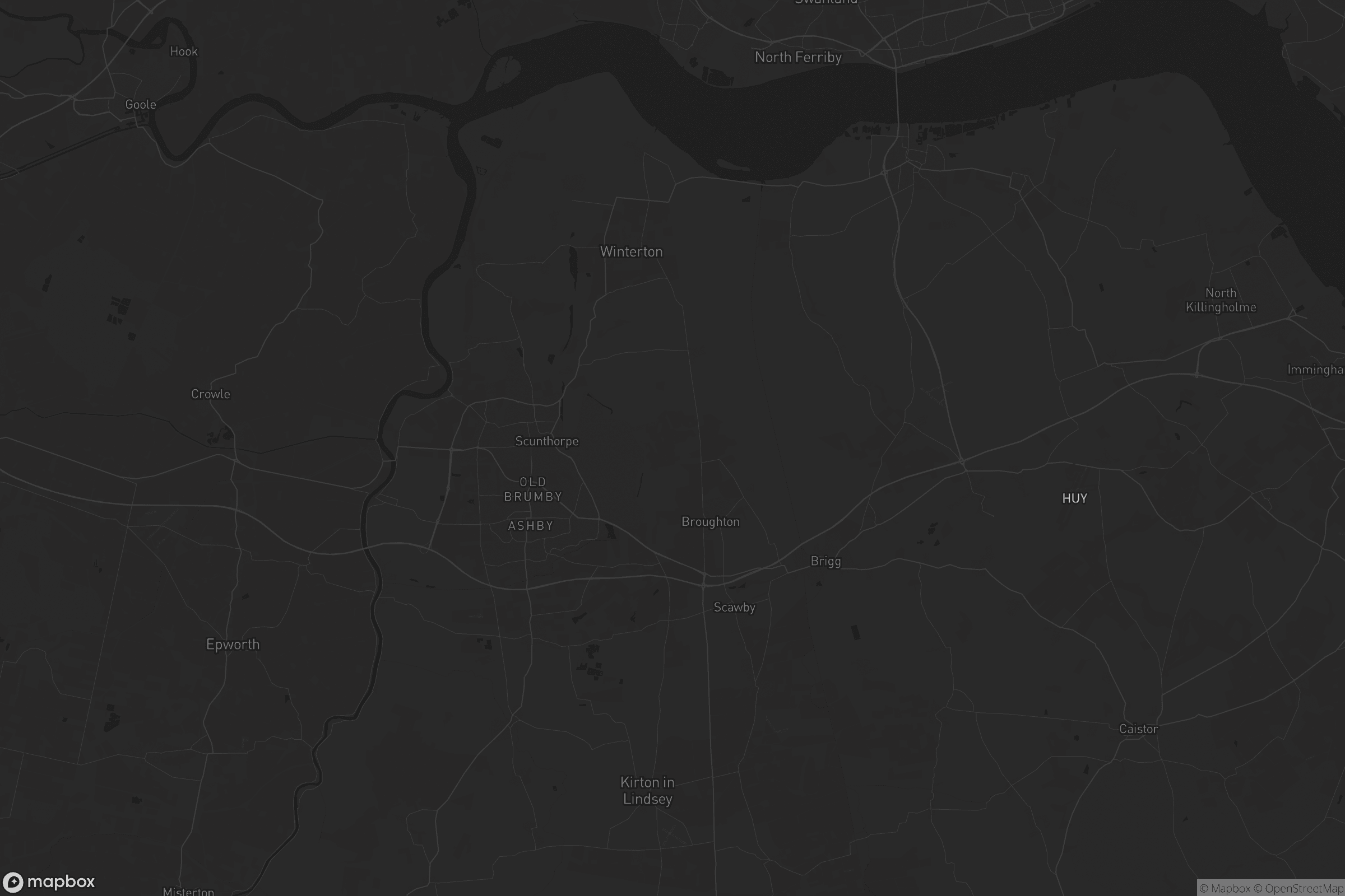 Map of north lincolnshire