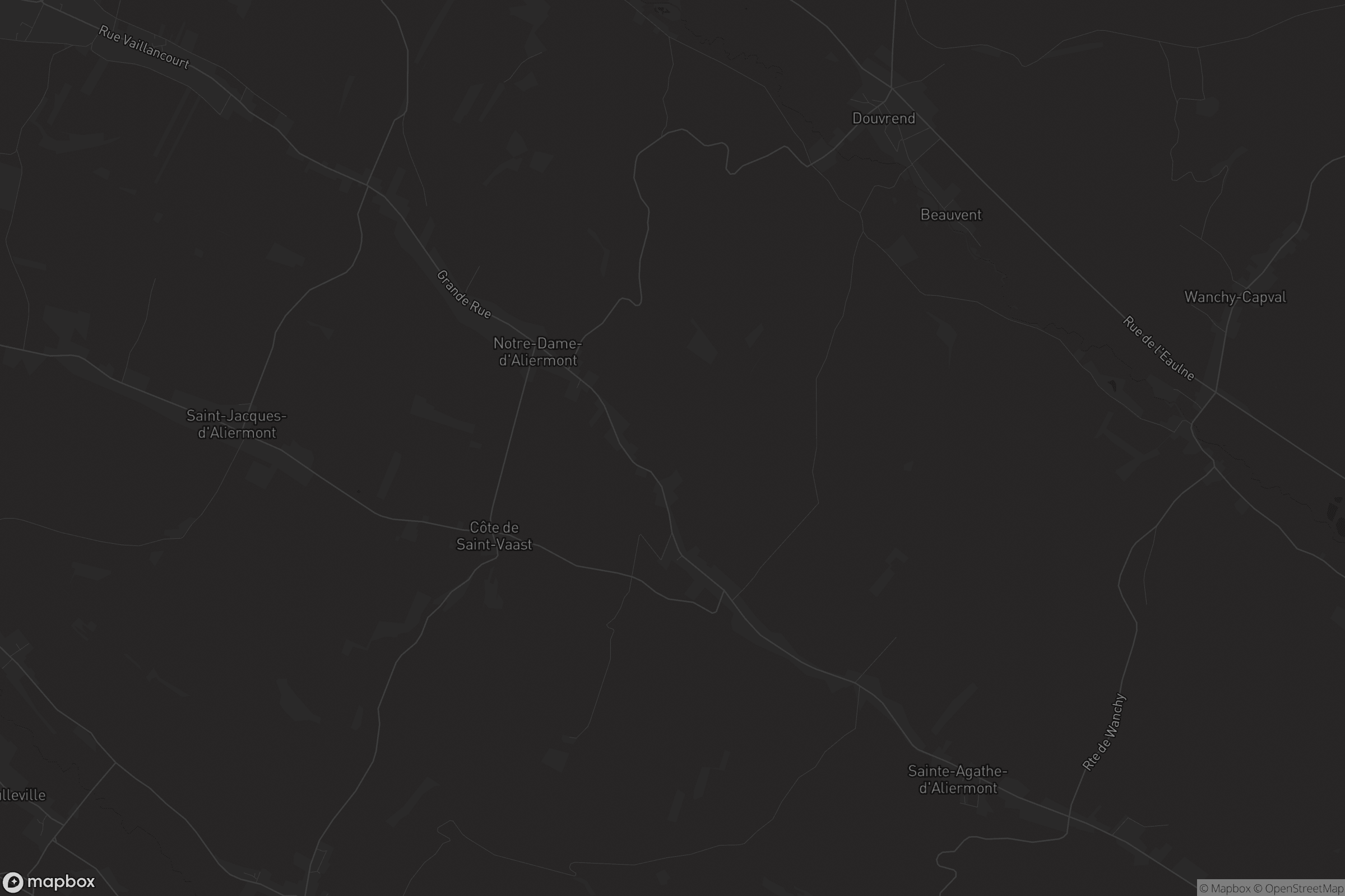 Map of notre-dame-d'aliermont