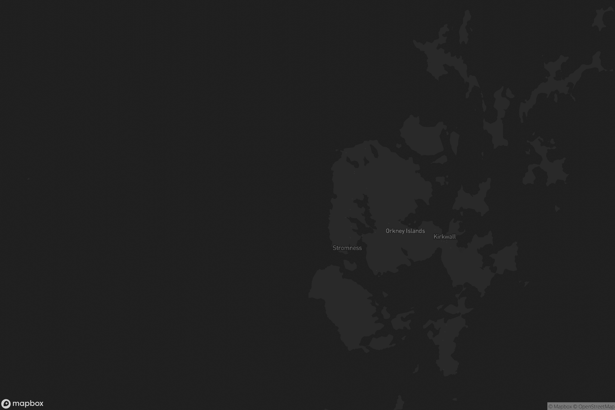 Map of orkney islands