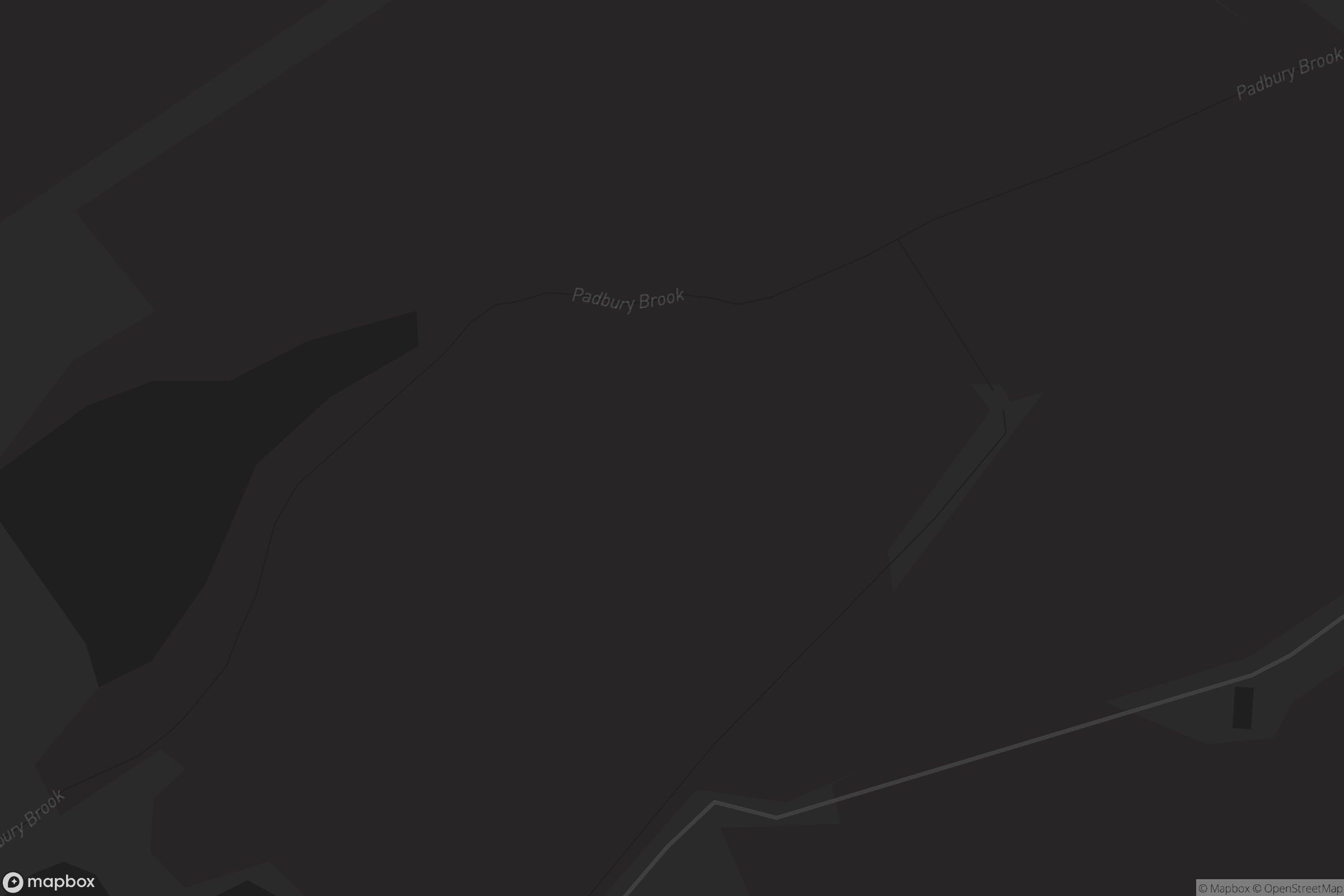 Map of padbury brook