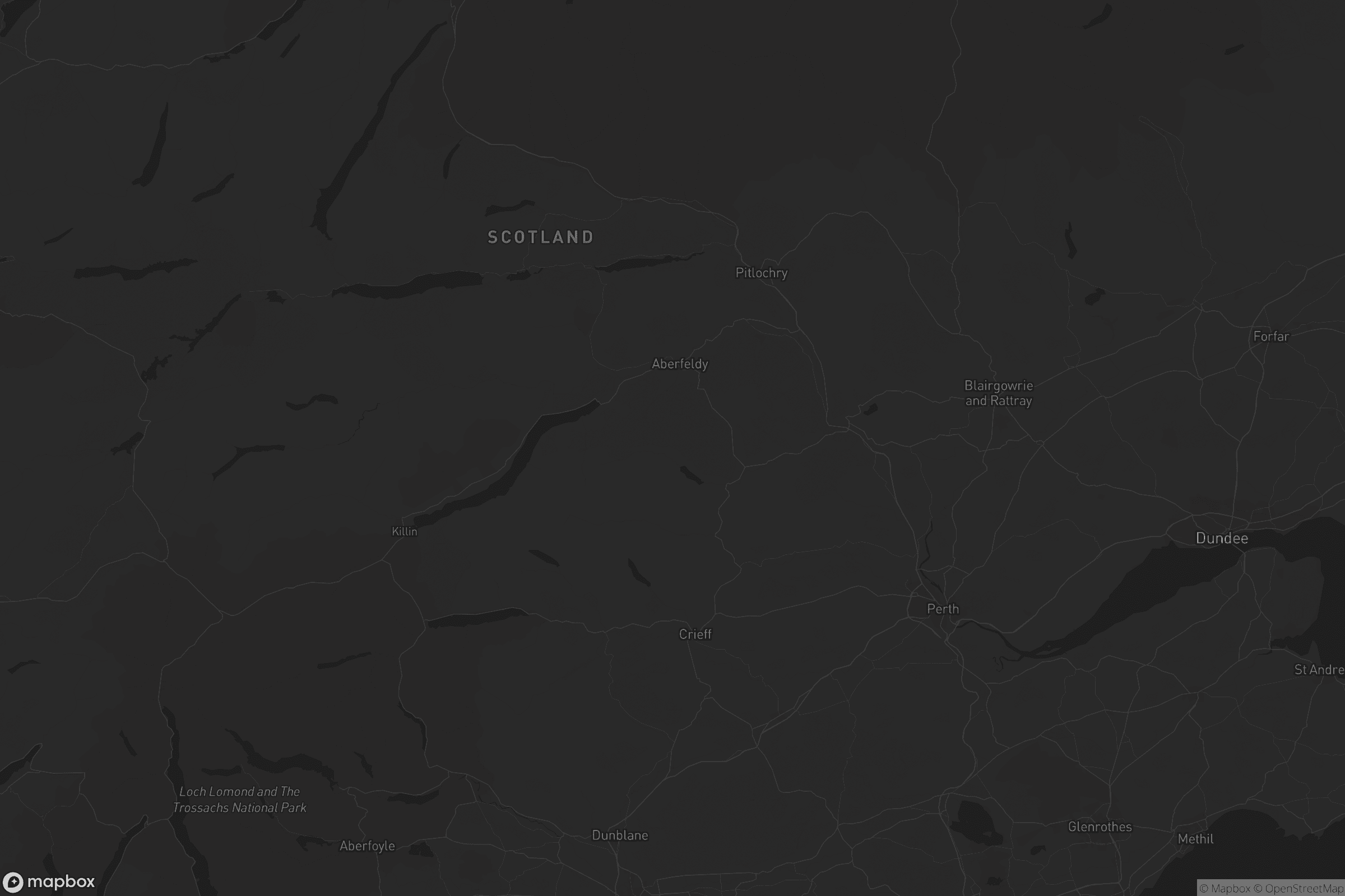 Map of perth and kinross