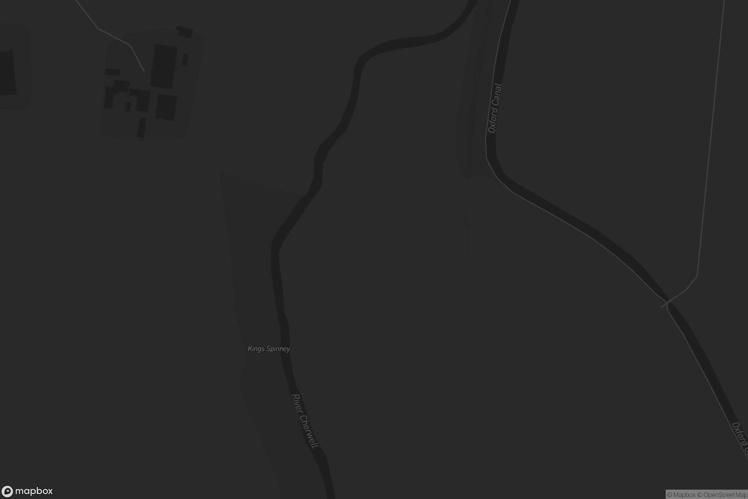 Map of river cherwell