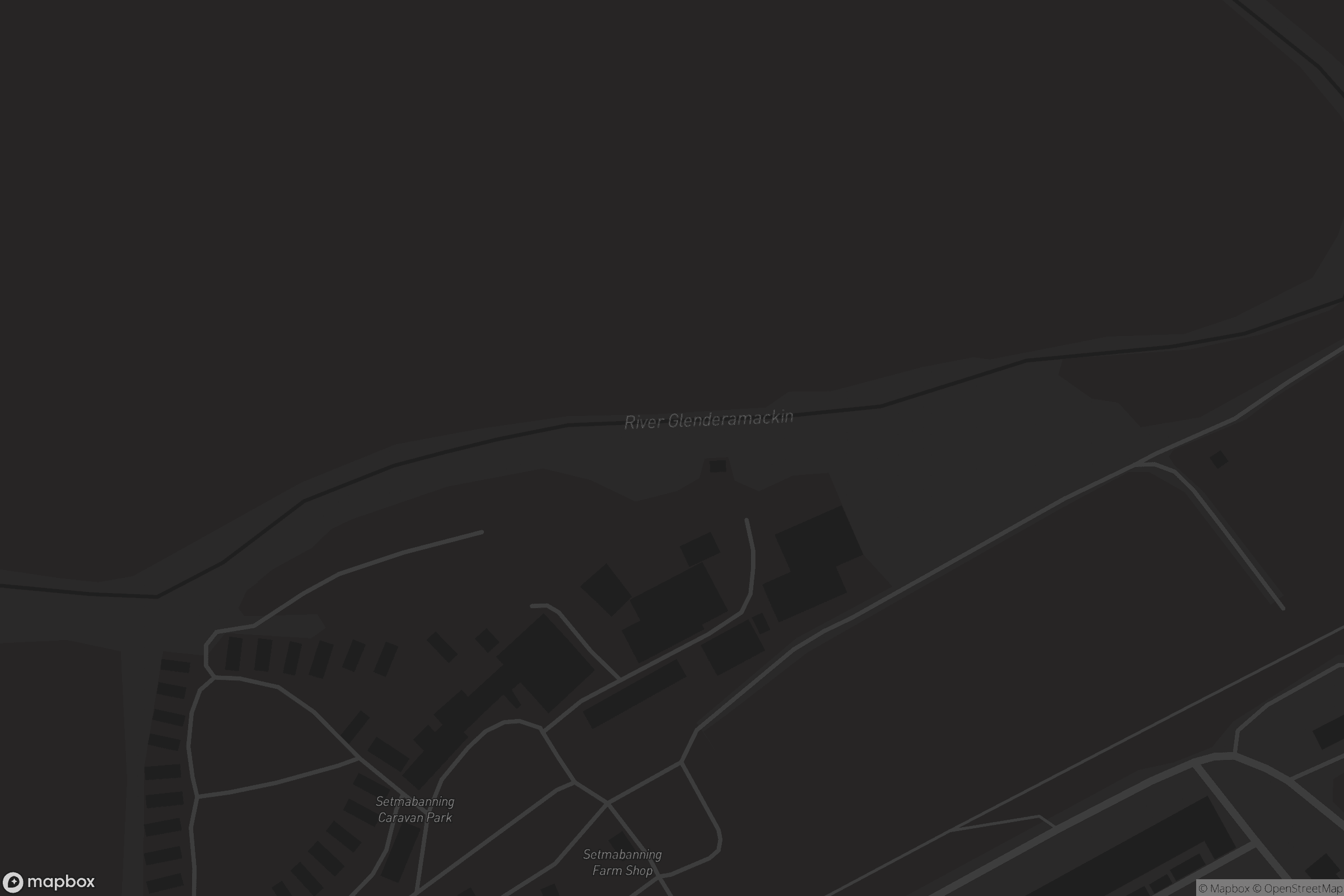 Map of river glenderamackin