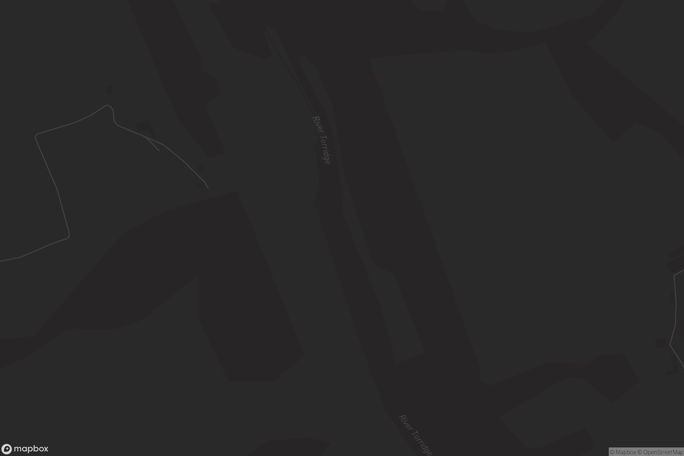 Map of river torridge