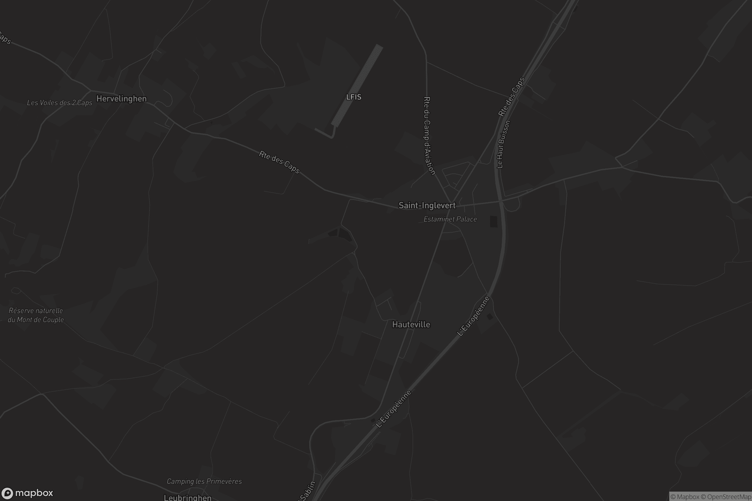 Map of saint-inglevert