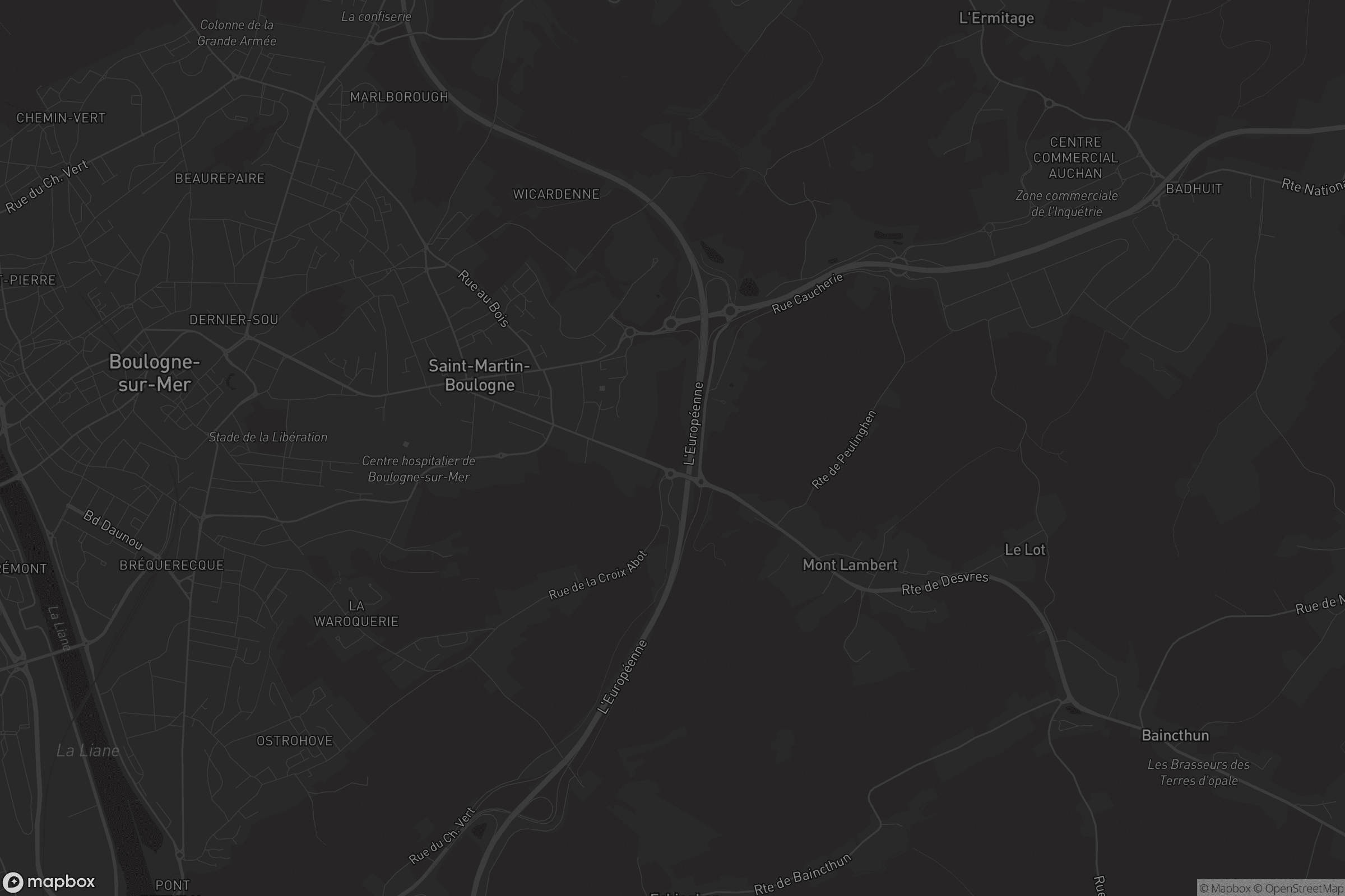 Map of saint-martin-boulogne