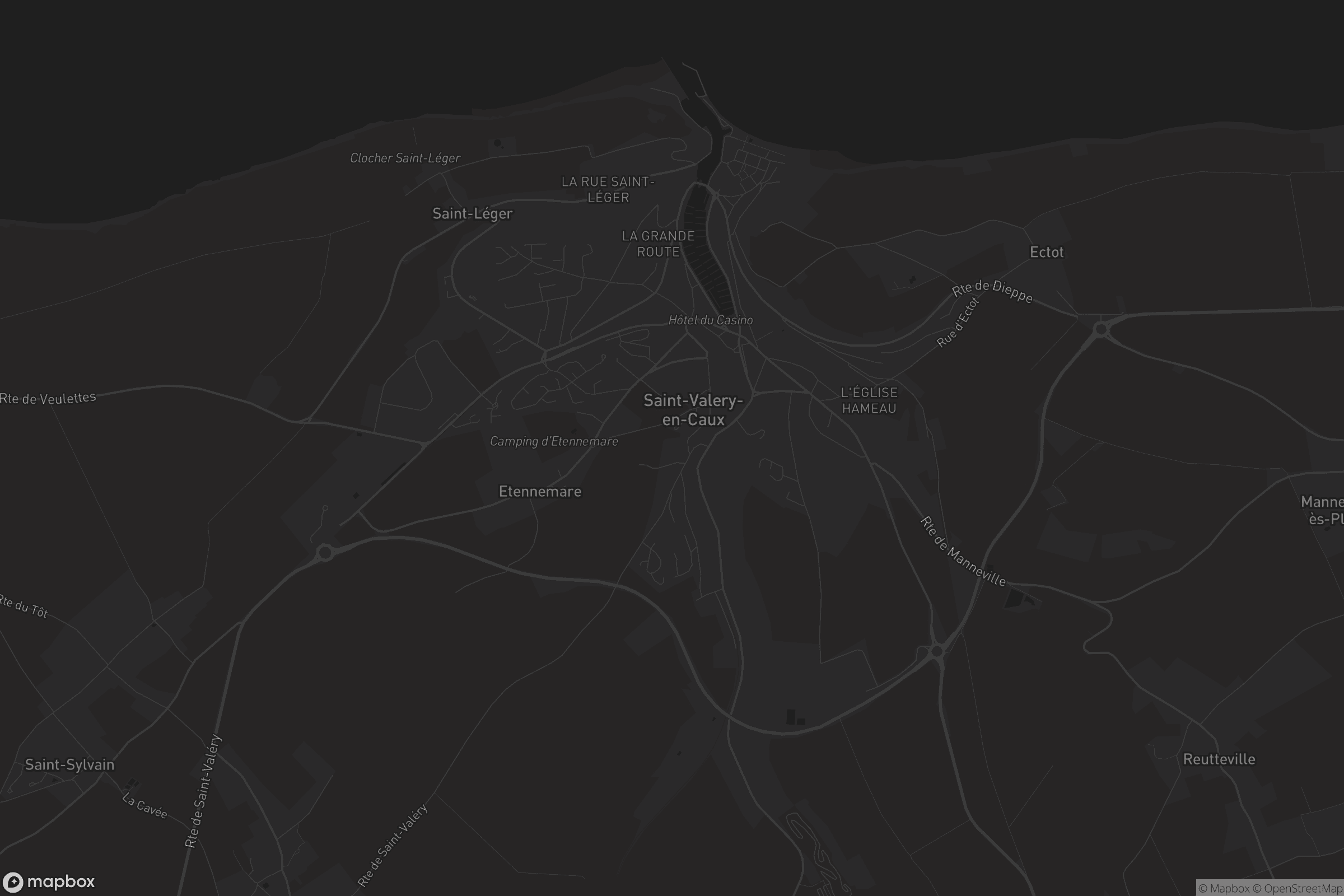 Map of saint-valery-en-caux