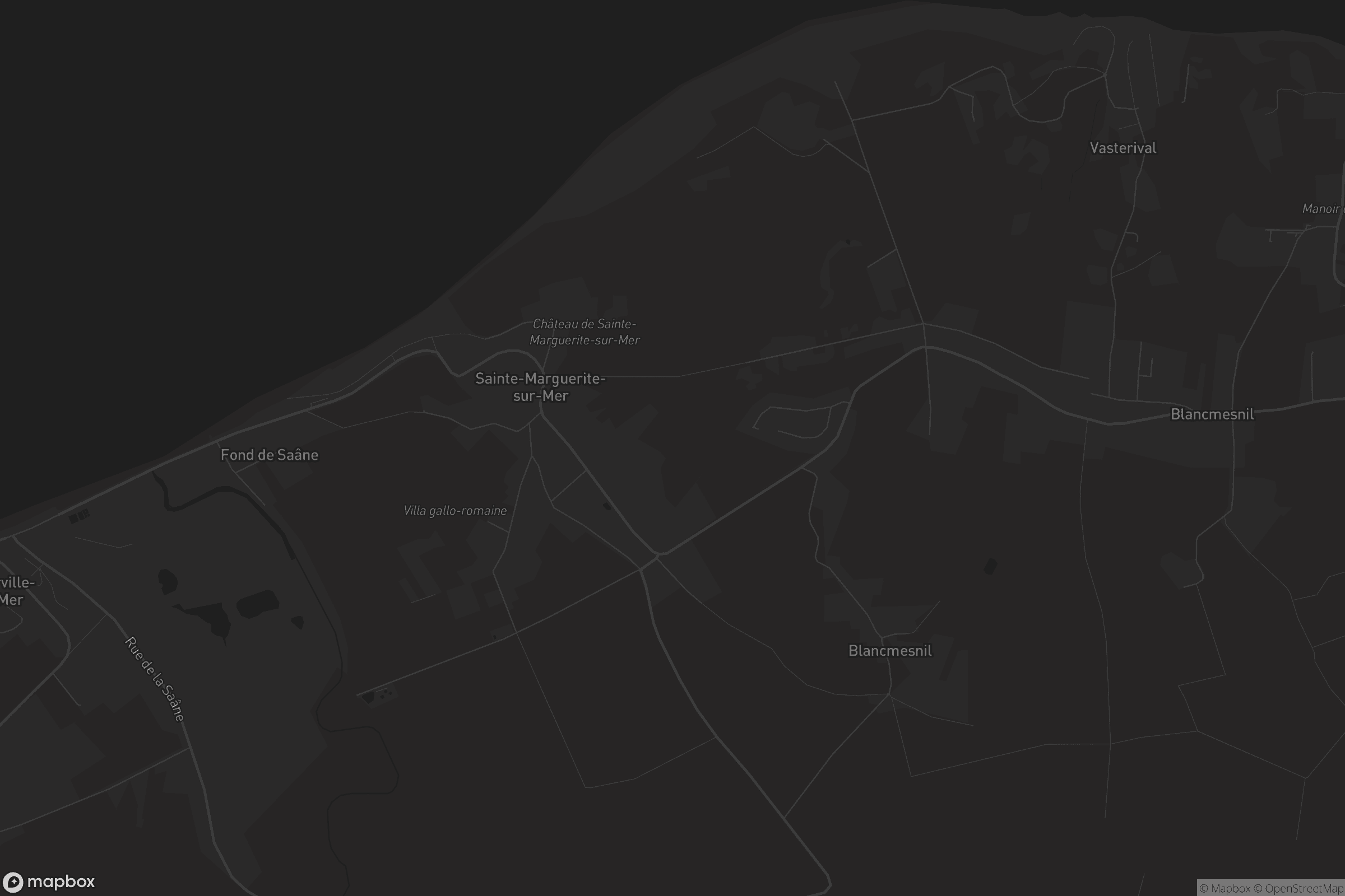Map of sainte-marguerite-sur-mer