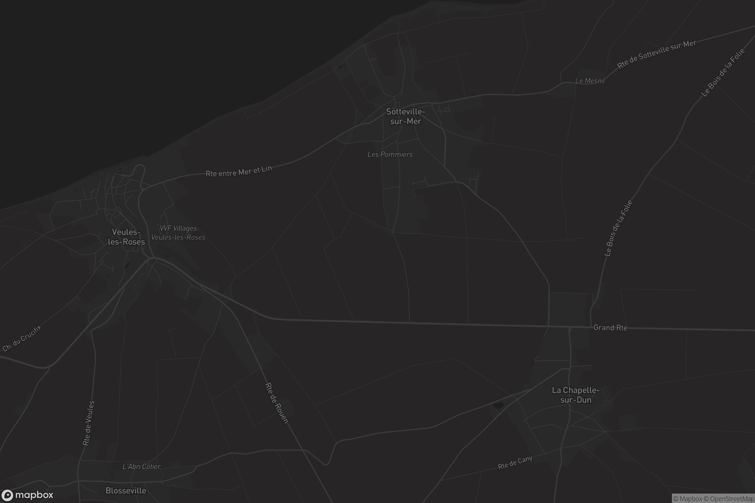 Map of sotteville-sur-mer