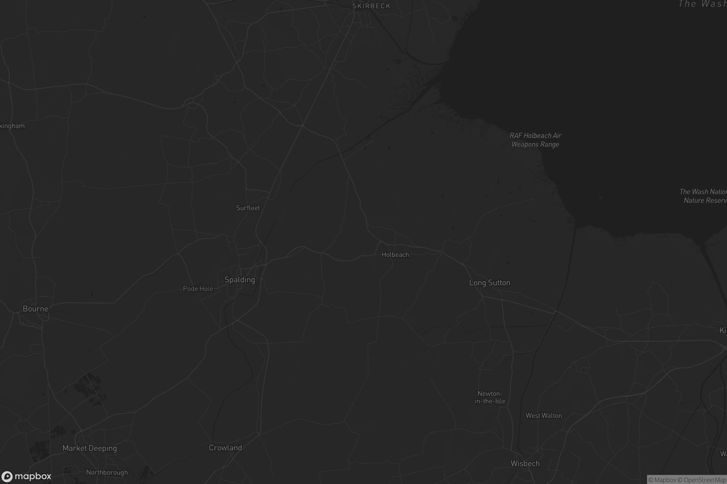 Map of south holland