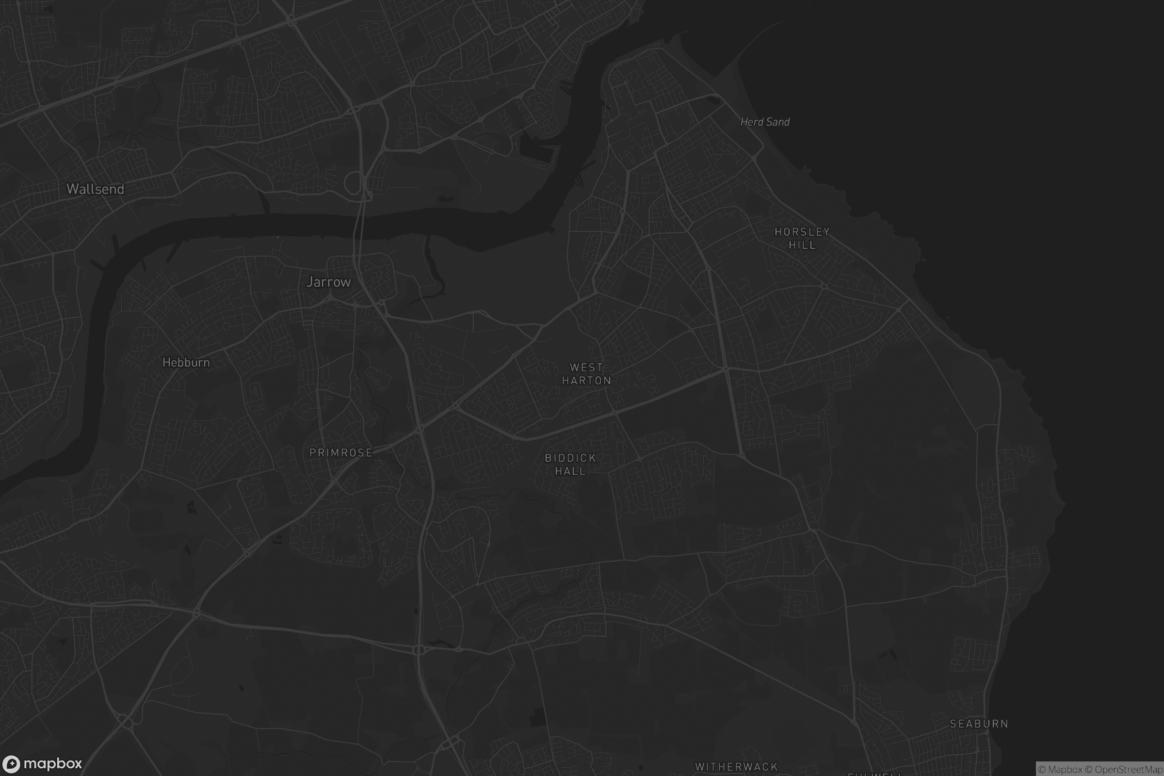 Map of south tyneside