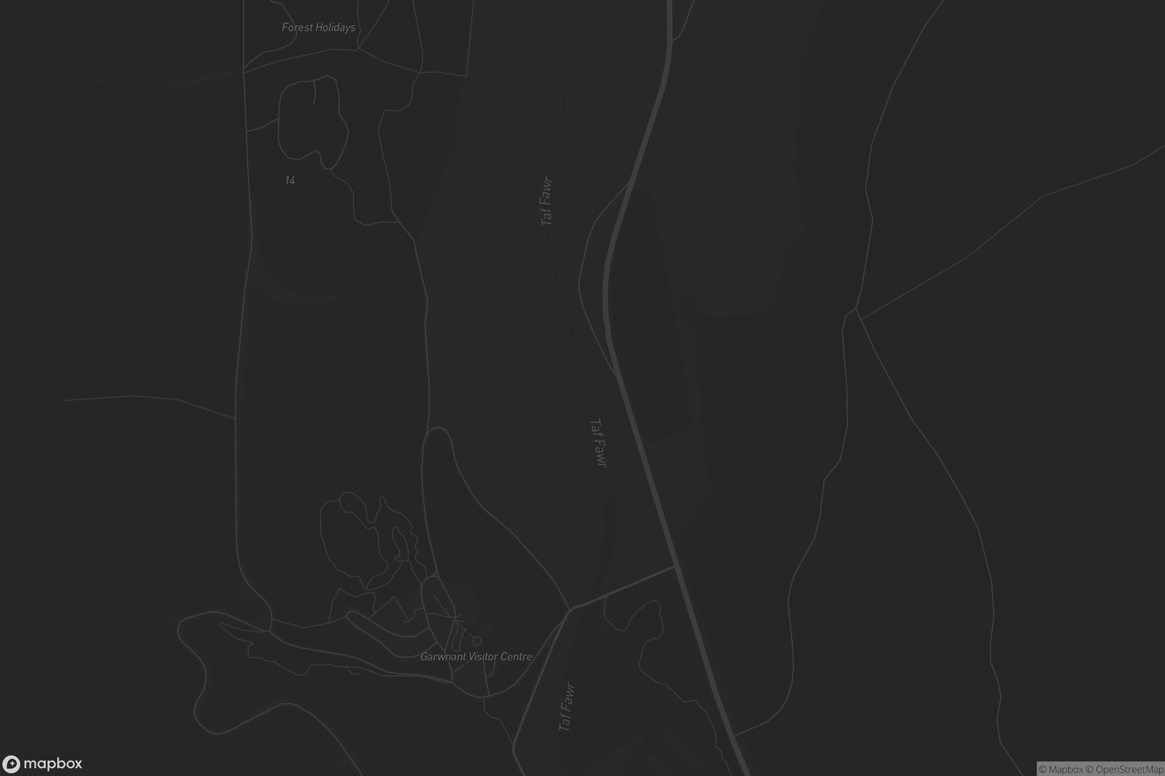 Map of taf fawr