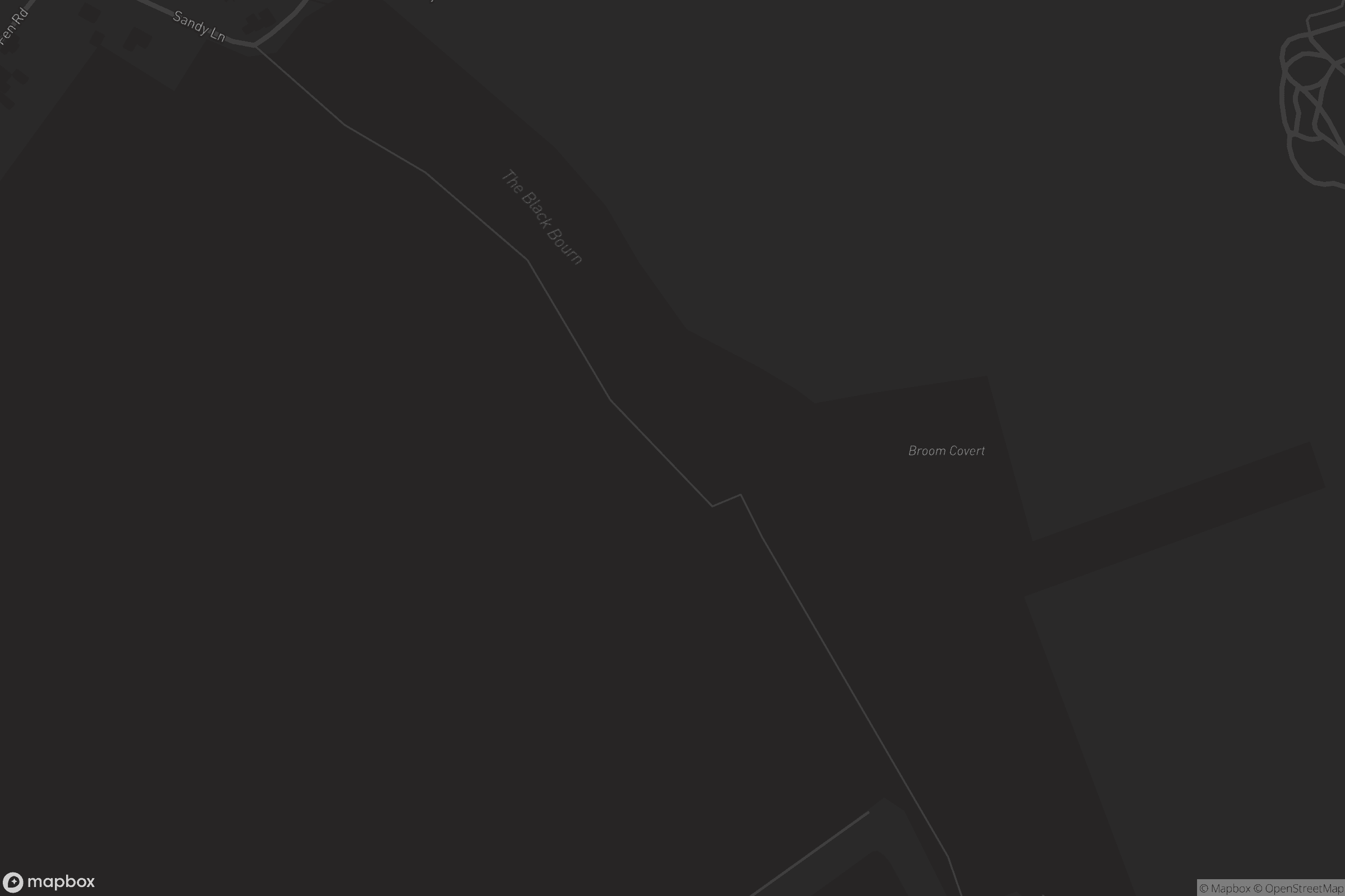 Map of the black bourn