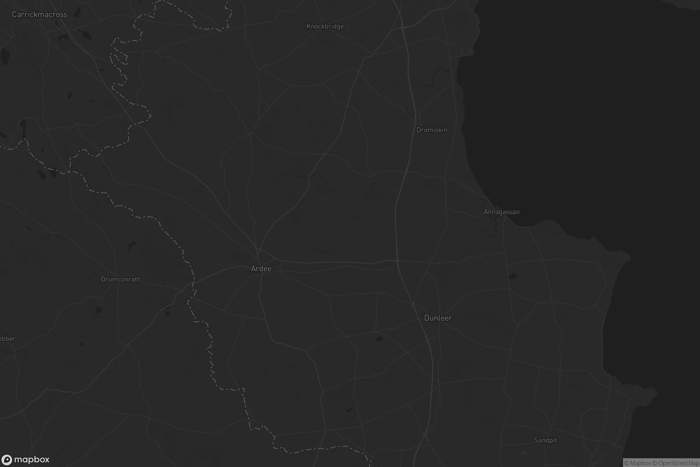 Map of the municipal district of ardee