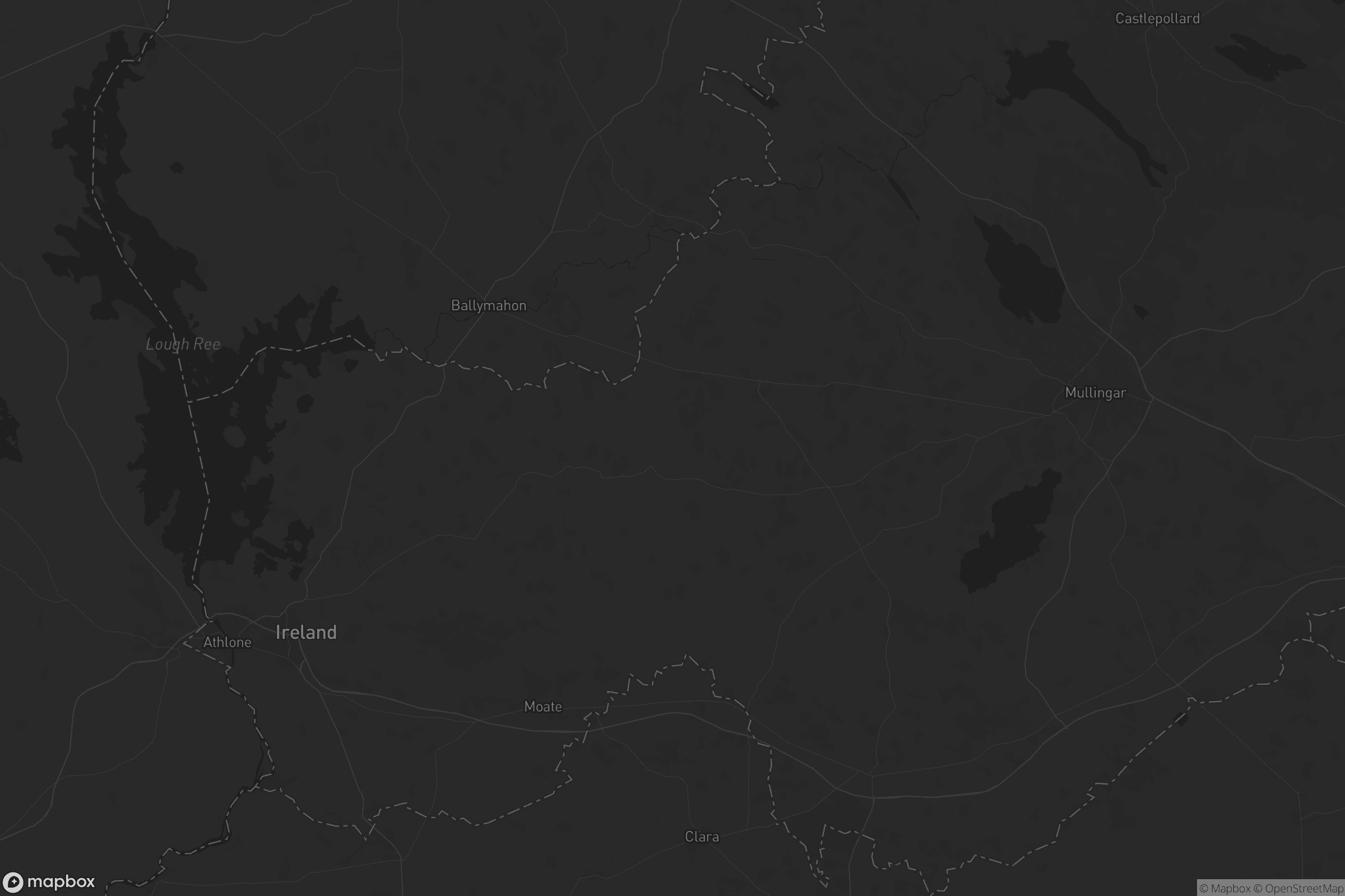 Map of the municipal district of athlone moate