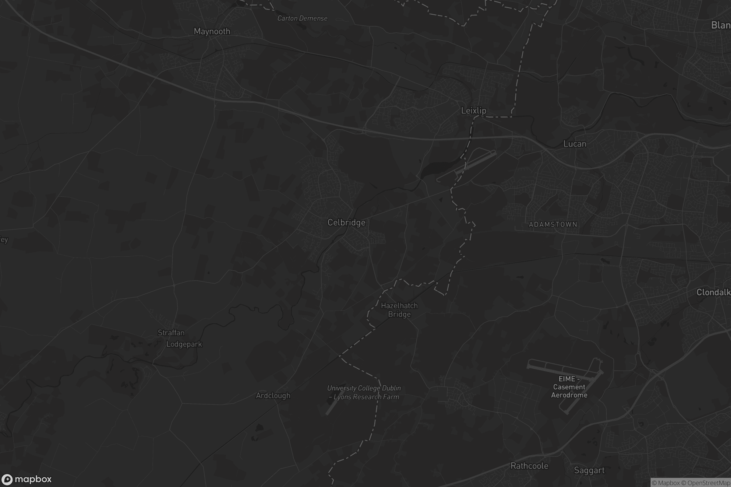 Map of the municipal district of celbridge leixlip