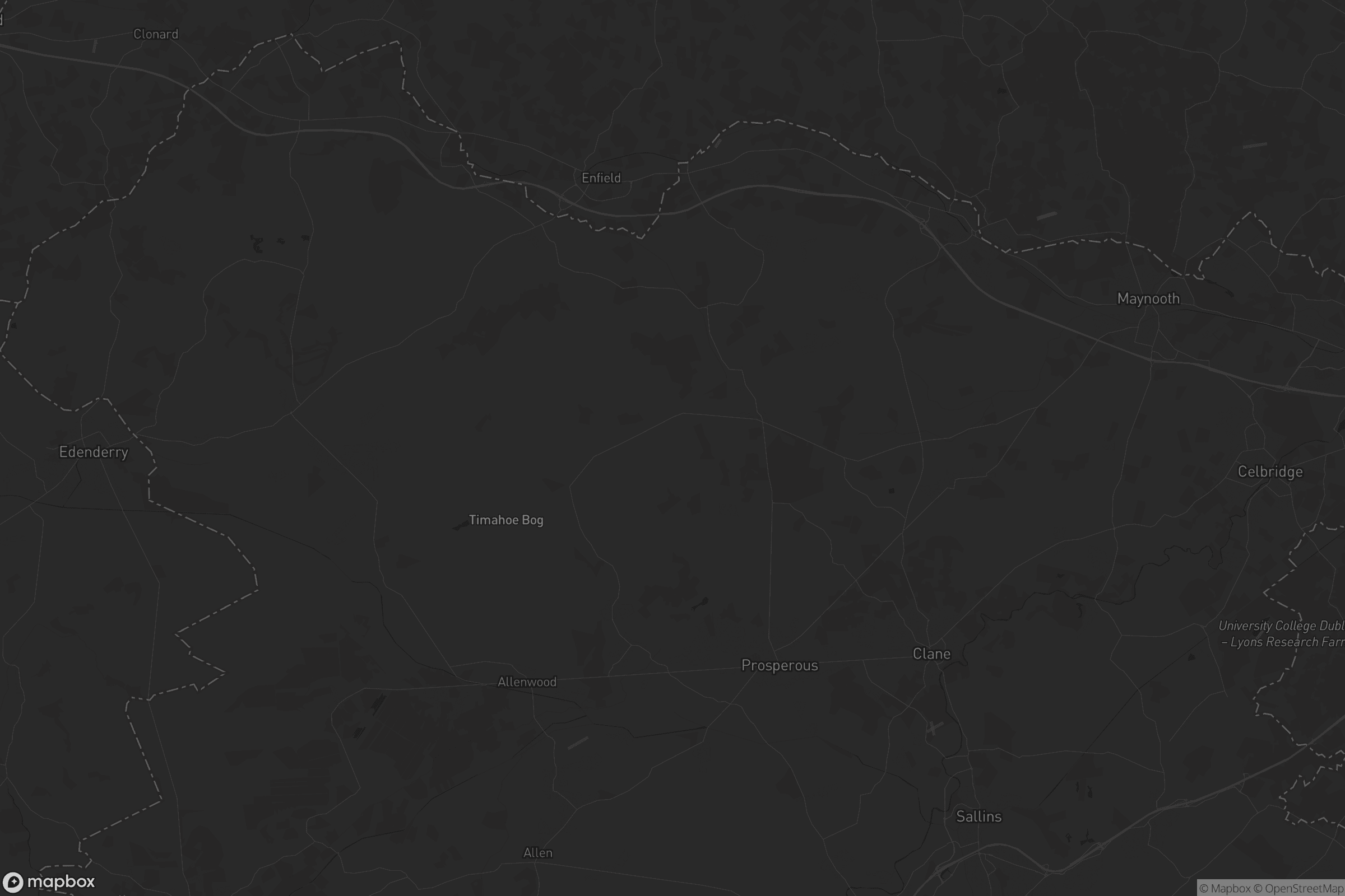 Map of the municipal district of clane maynooth