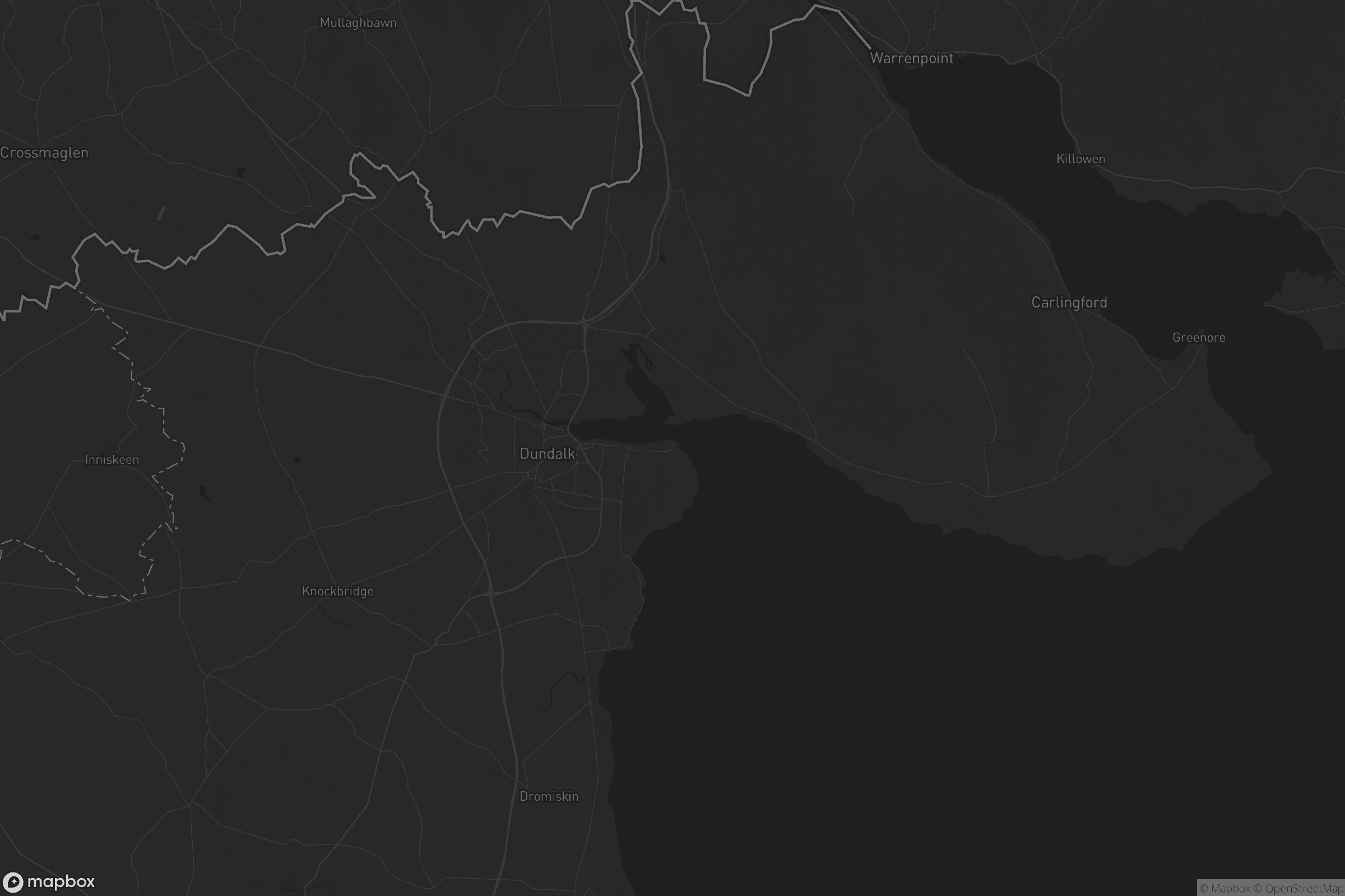 Map of the municipal district of dundalk