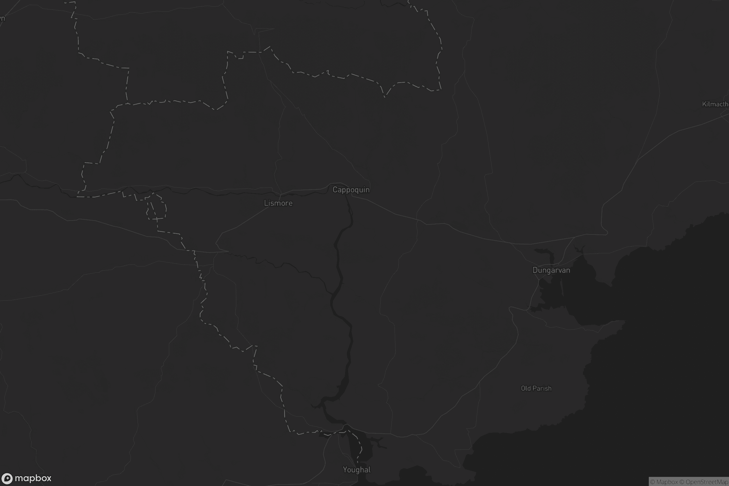 Map of the municipal district of dungarvan lismore