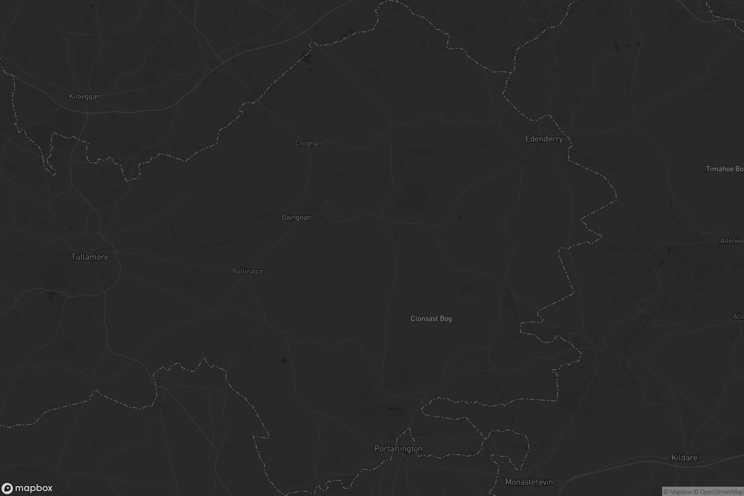 Map of the municipal district of edenderry