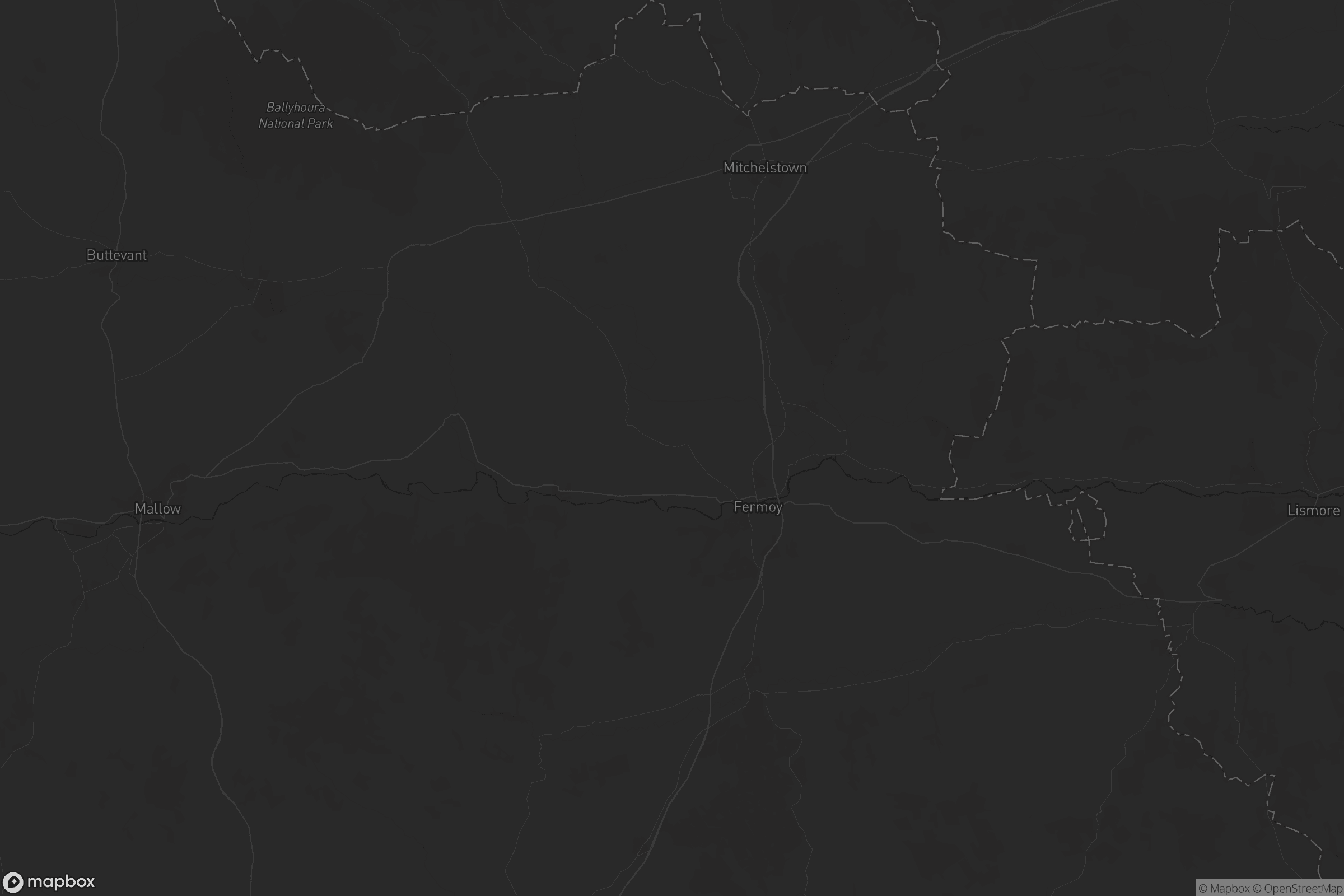 Map of the municipal district of fermoy