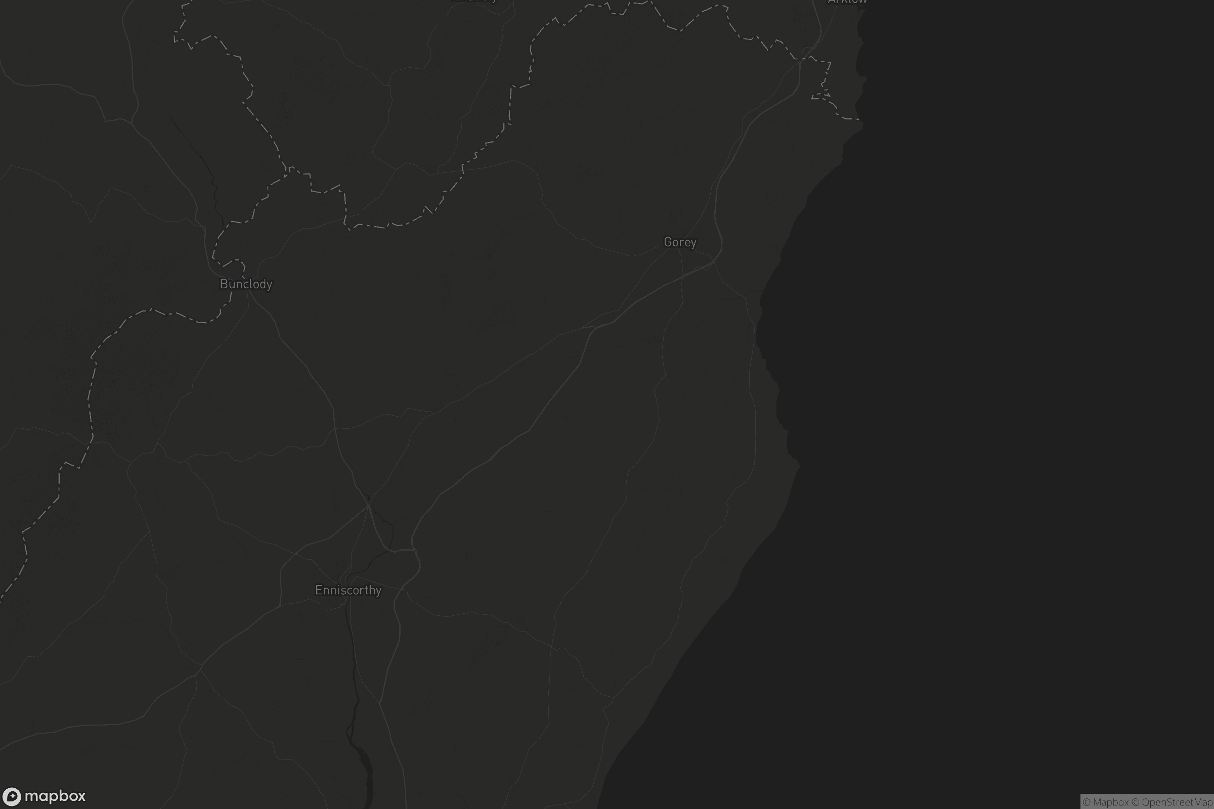 Map of the municipal district of gorey kilmuckridge