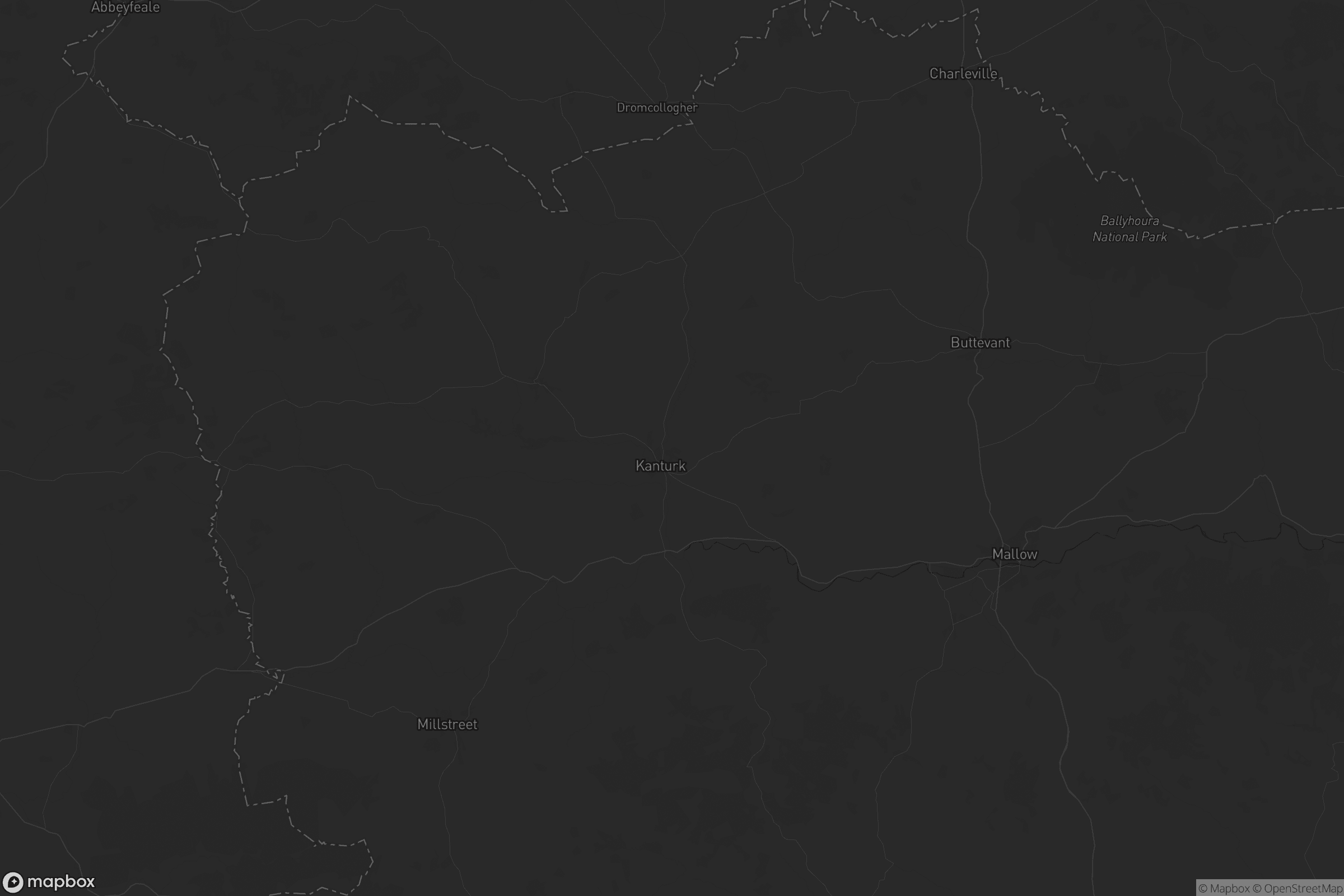 Map of the municipal district of kanturk-mallow