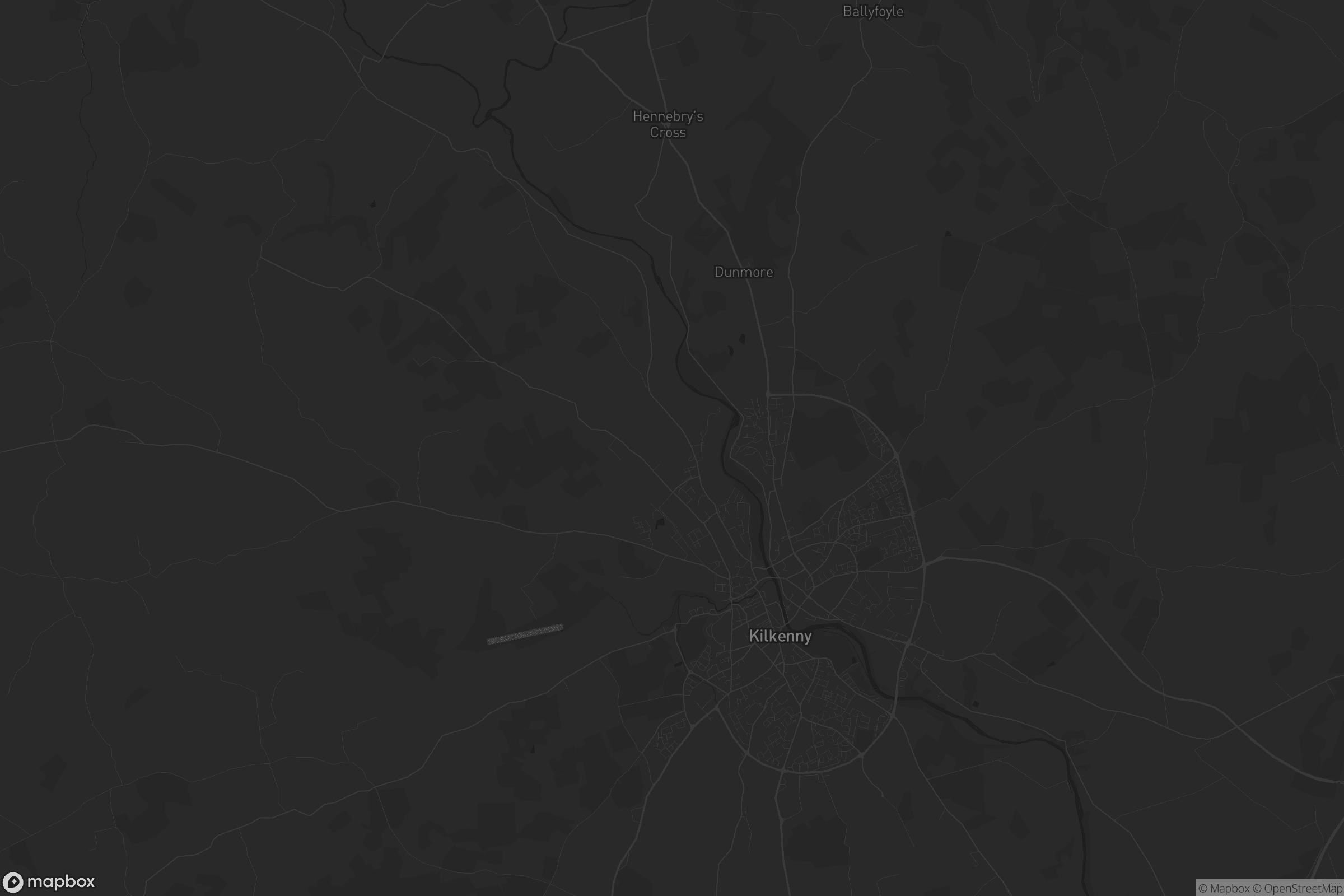 Map of the municipal district of kilkenny city