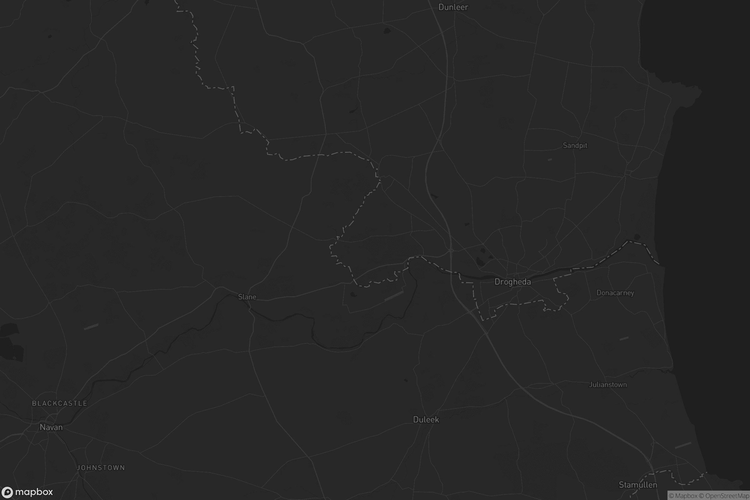 Map of the municipal district of laytown bettystown