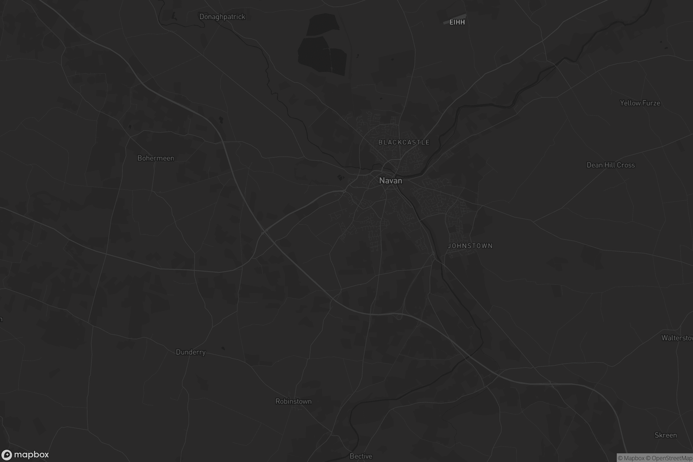 Map of the municipal district of navan