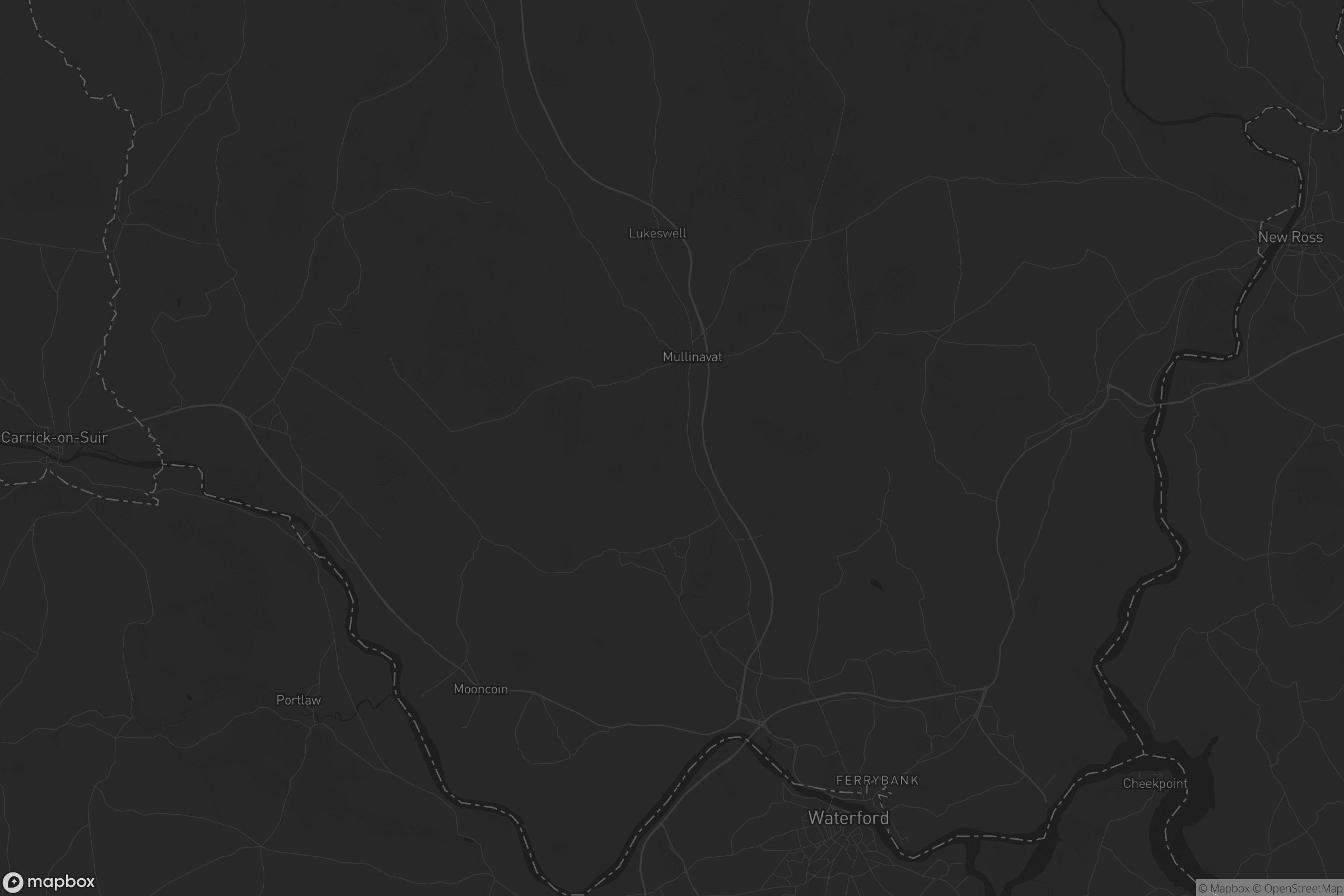 Map of the municipal district of piltown