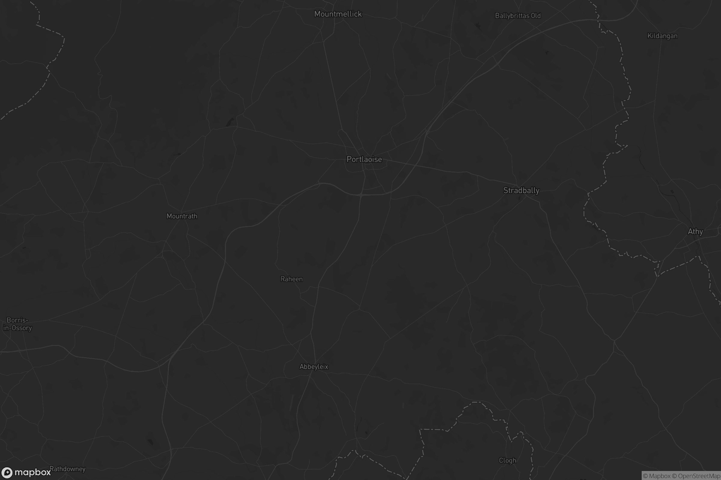 Map of the municipal district of portlaoise