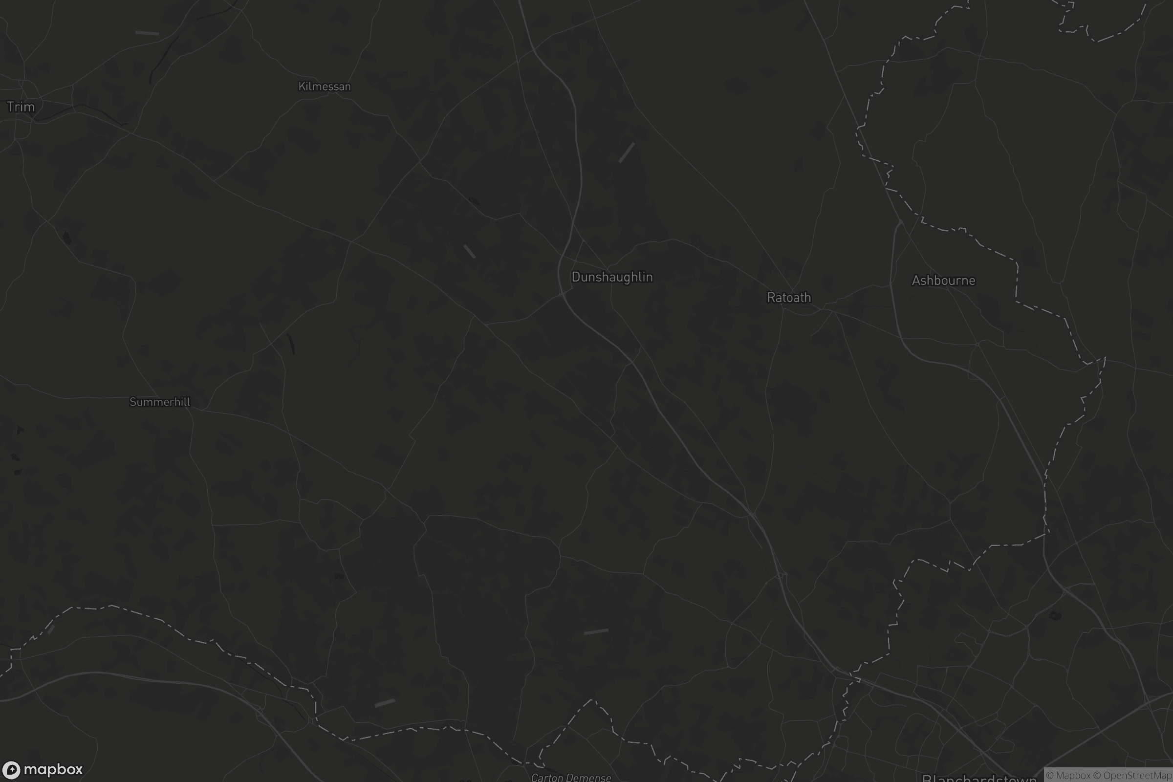 Map of the municipal district of ratoath