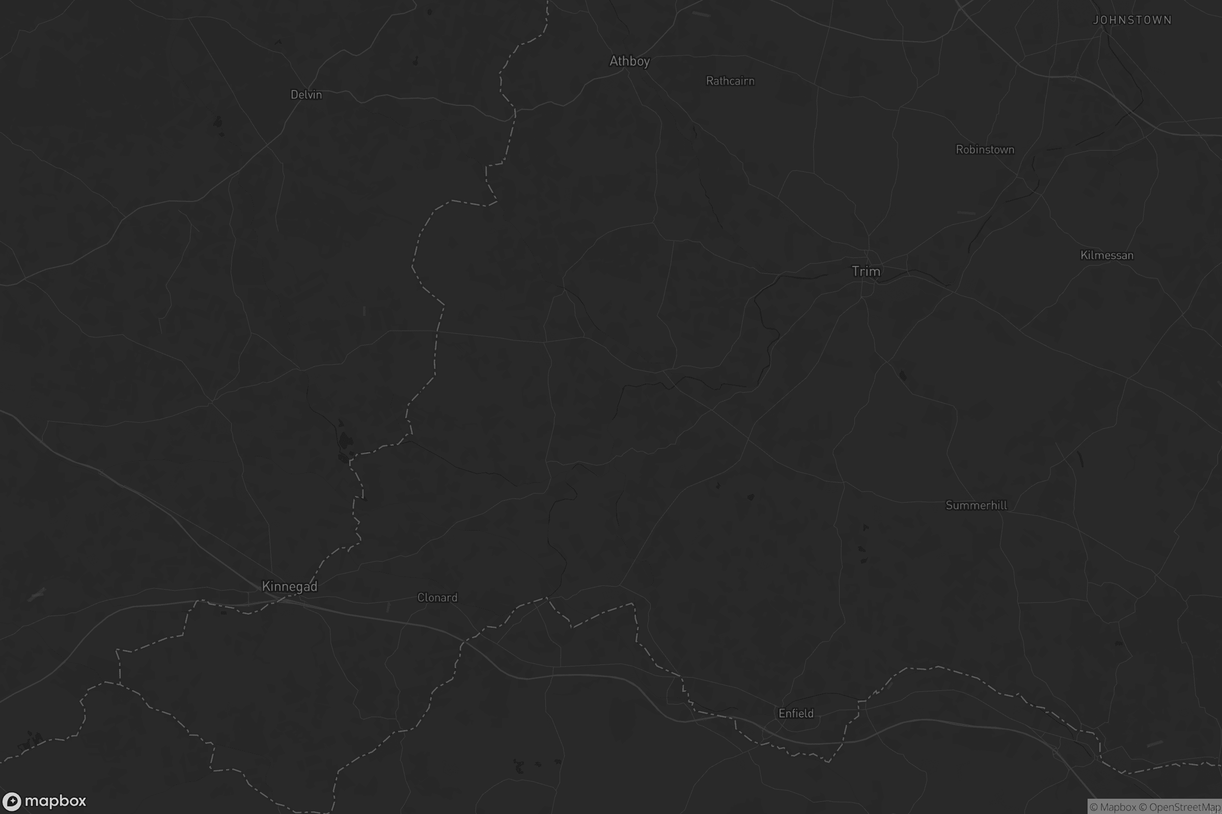 Map of the municipal district of trim