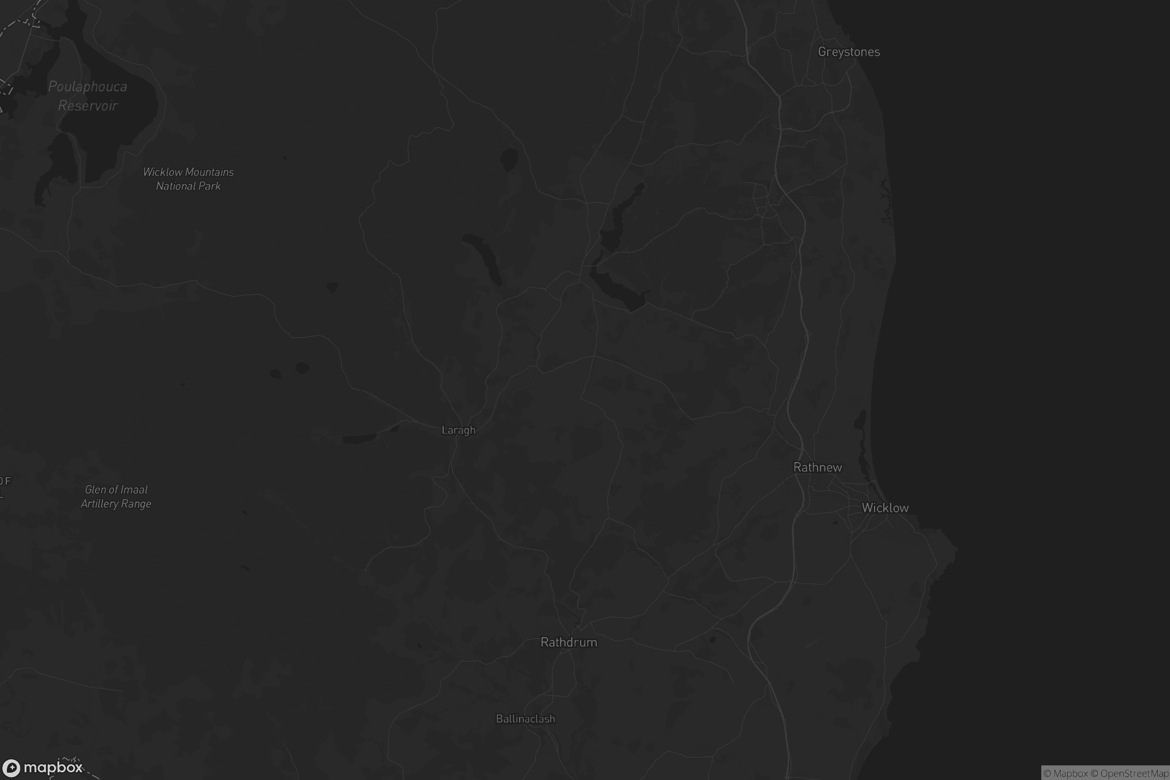 Map of the municipal district of wicklow