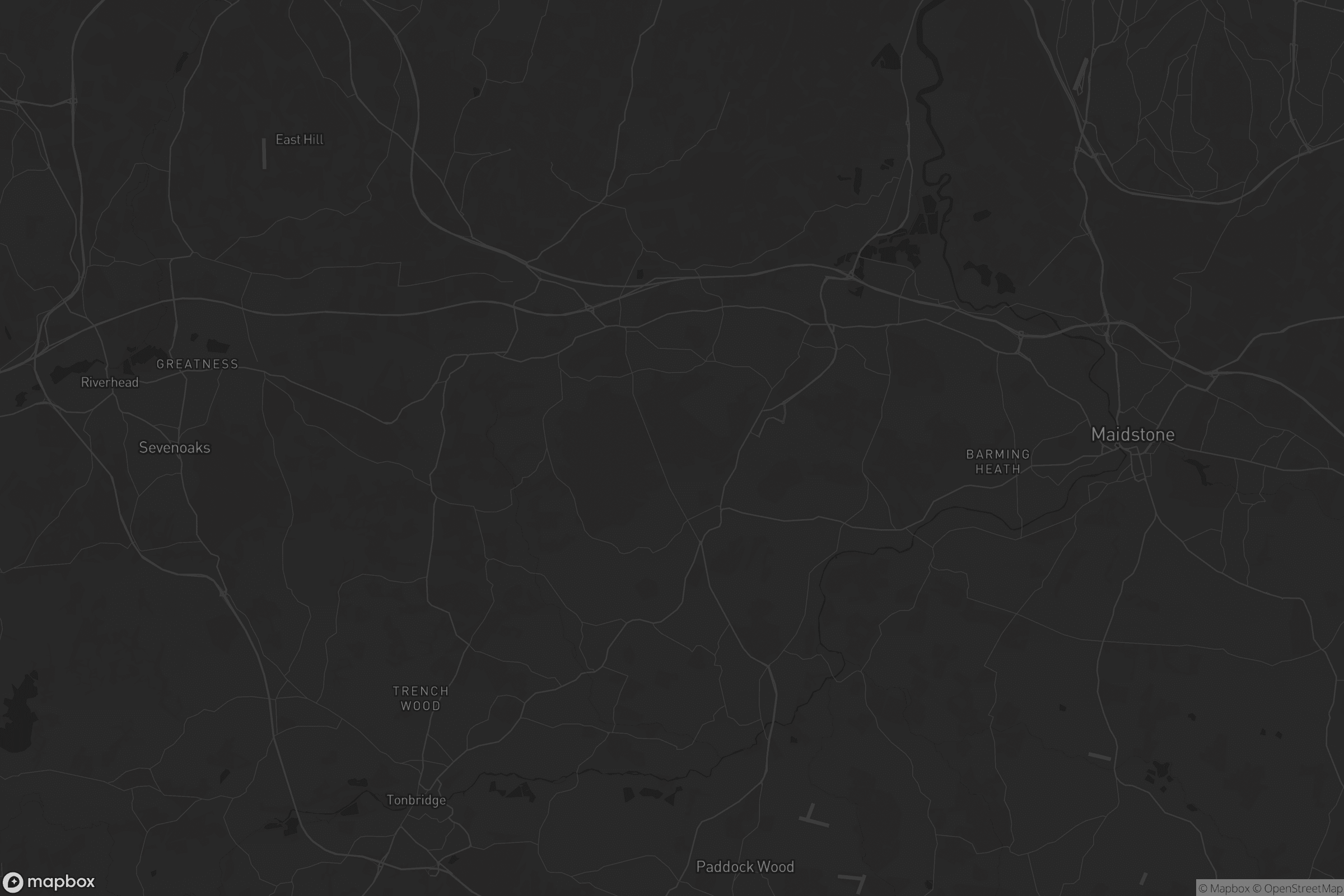 Map of tonbridge and malling